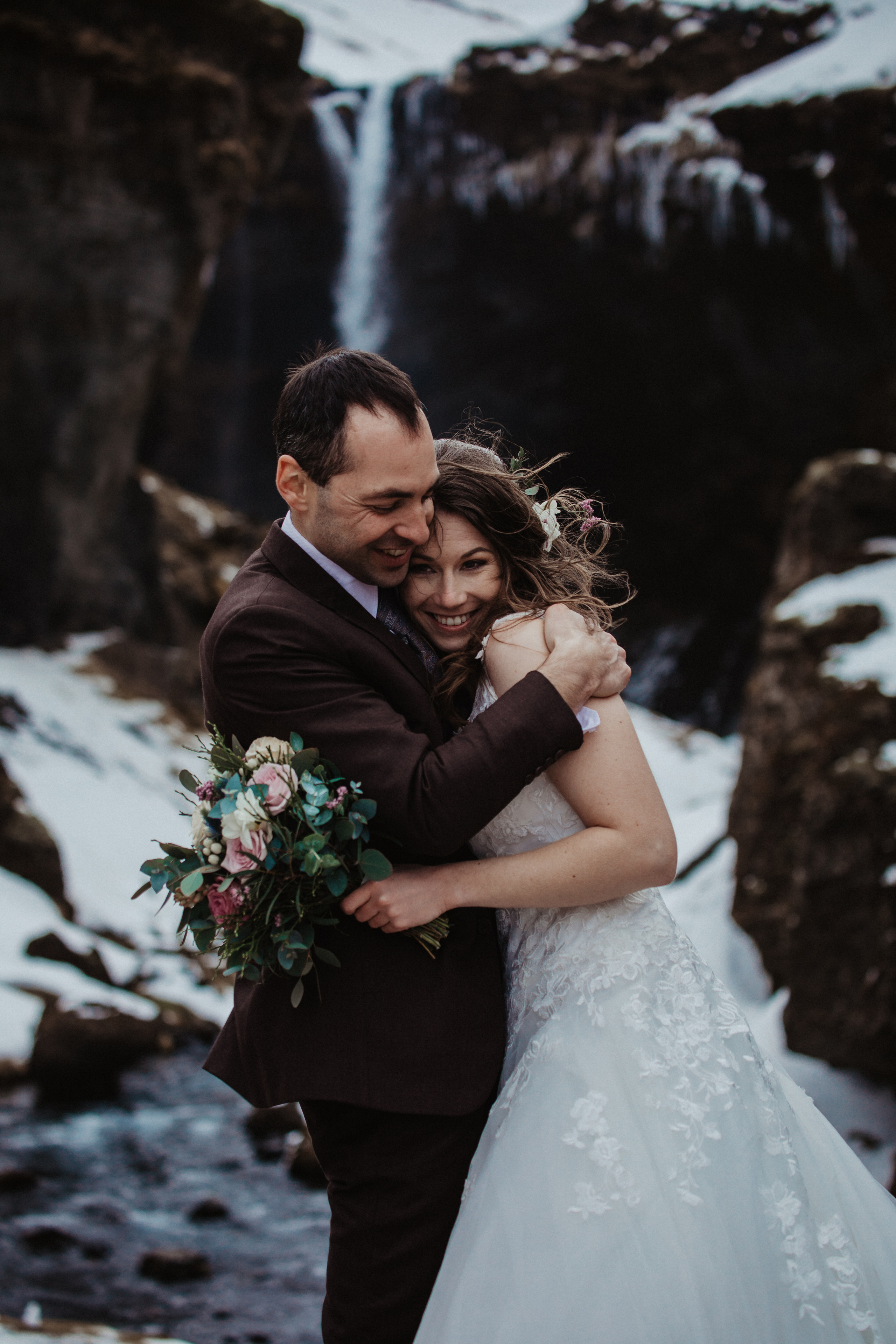 Winter Wedding in Iceland. Iceland elopement photographer & videographer
