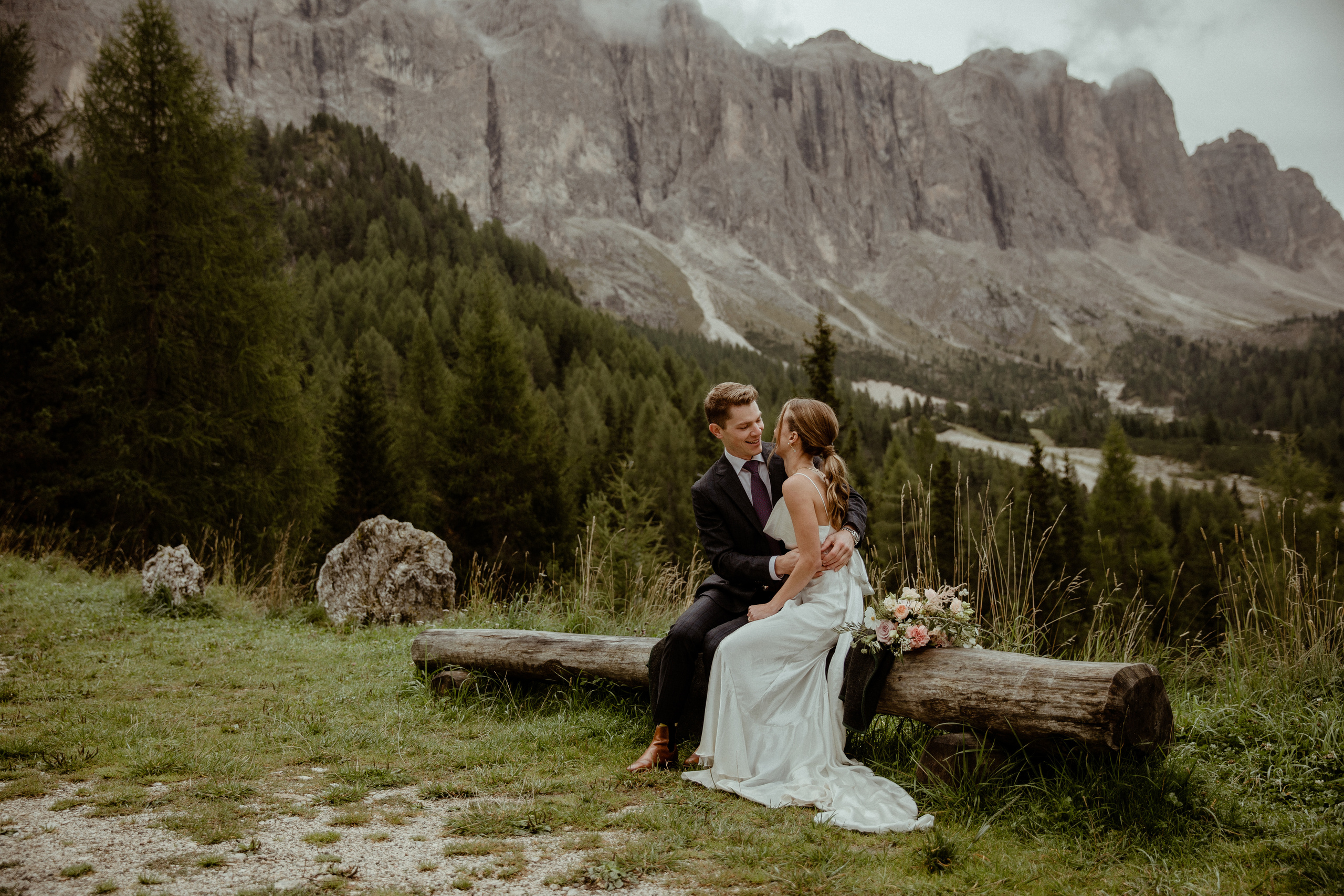 Intimate Wedding in the Dolomites. Iceland elopement photographer & videographer