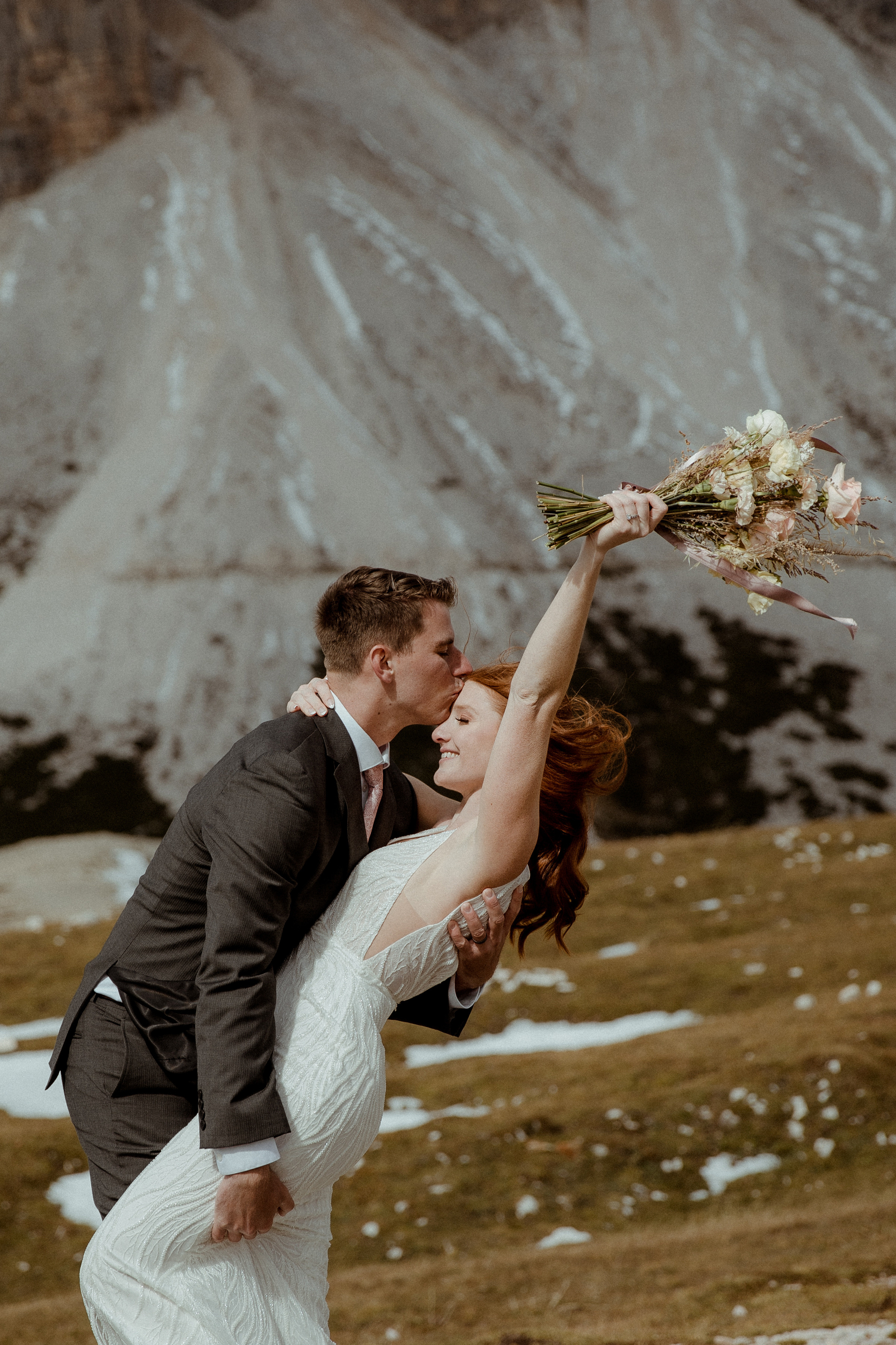 Italian Elopement in the Dolomites. Iceland elopement photographer & videographer