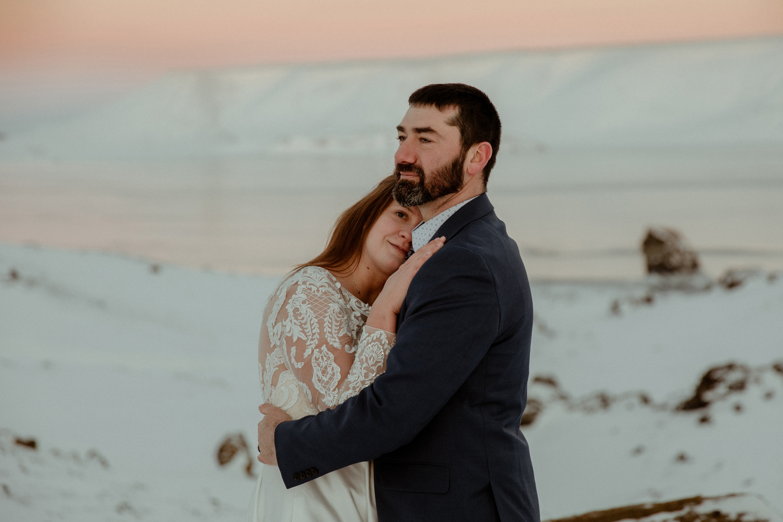 Golden Hour Elopement in Iceland. Iceland elopement photographer & videographer