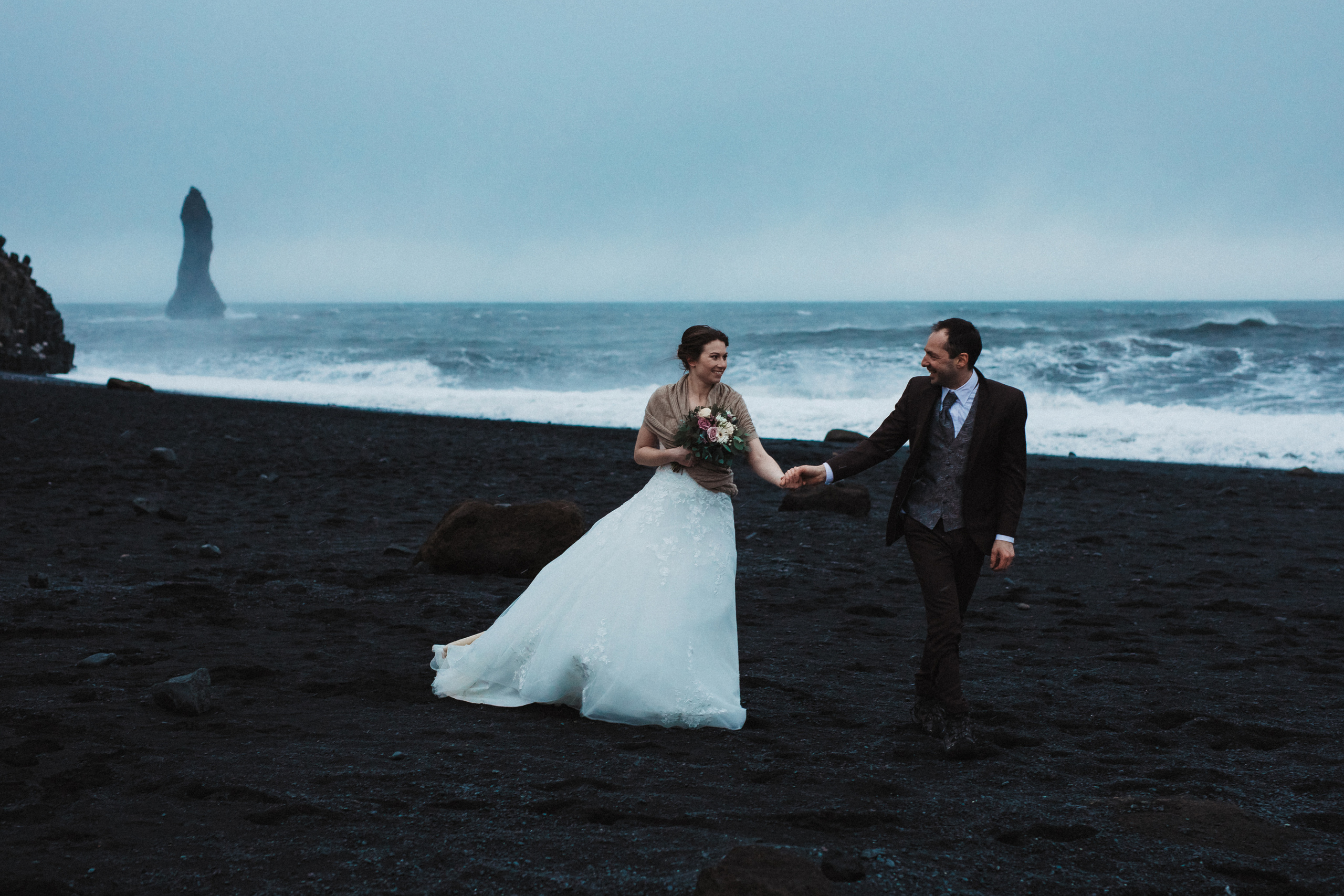 Winter Wedding in Iceland. Iceland elopement photographer & videographer