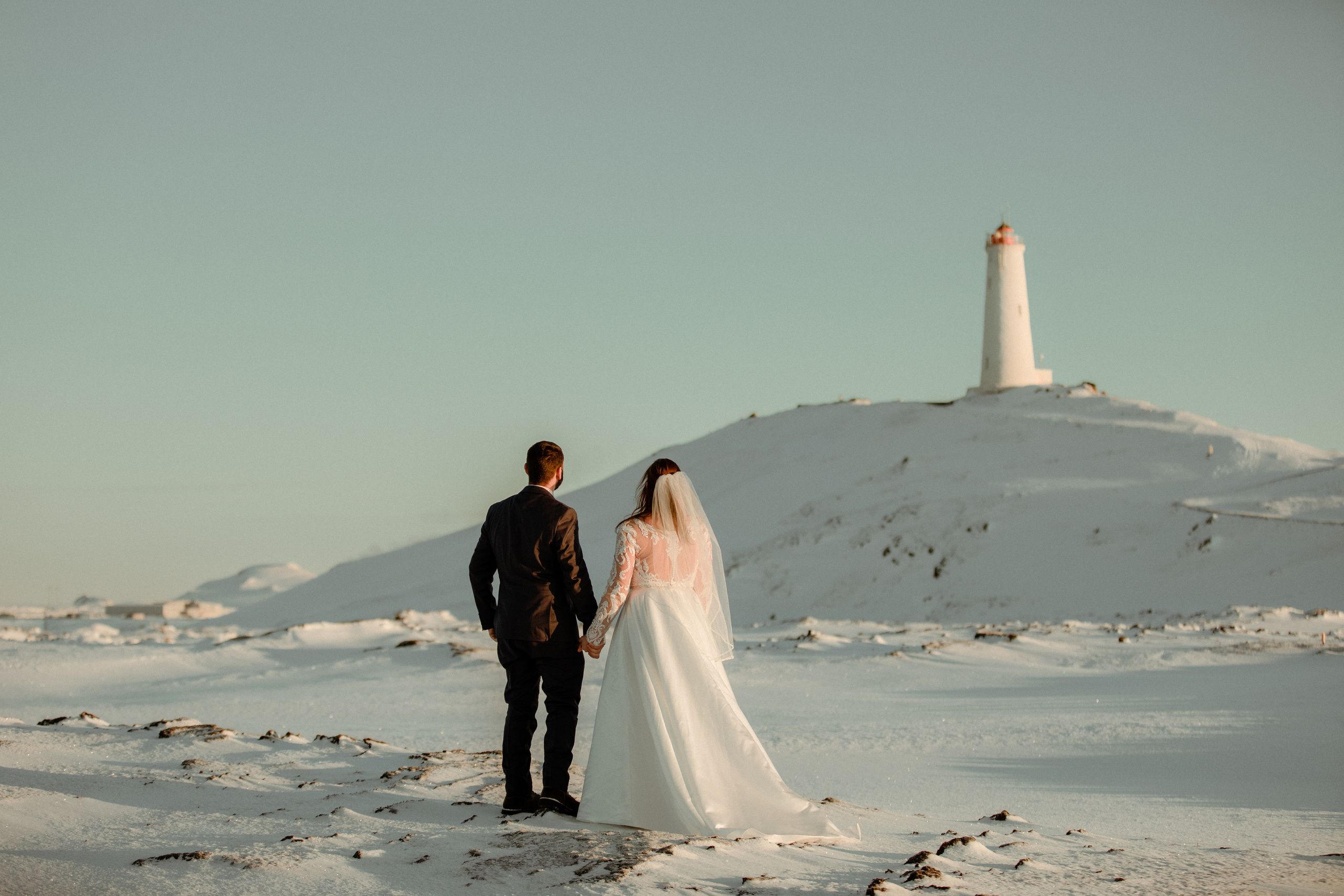 Golden Hour Elopement in Iceland. Iceland elopement photographer & videographer