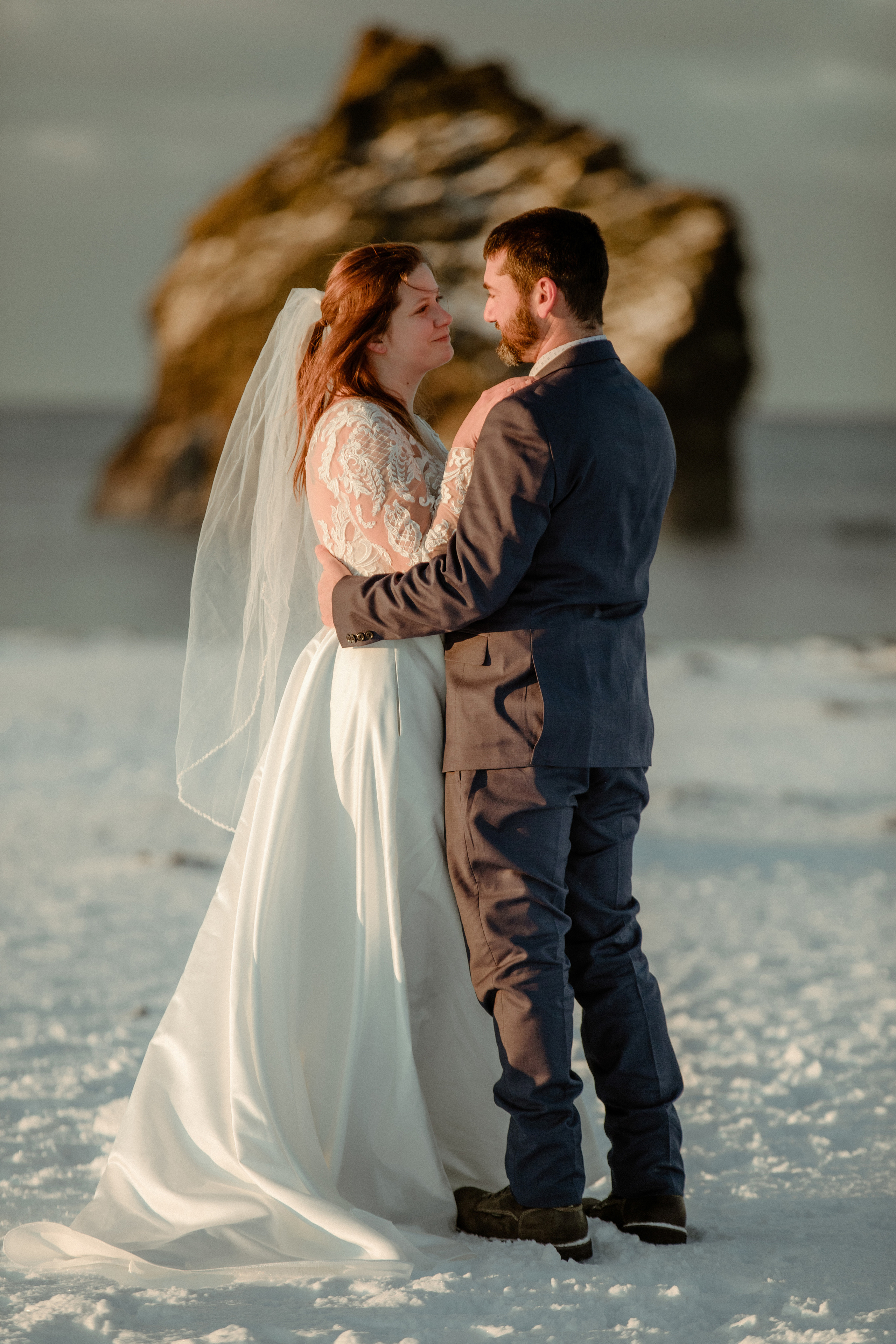 Golden Hour Elopement in Iceland. Iceland elopement photographer & videographer