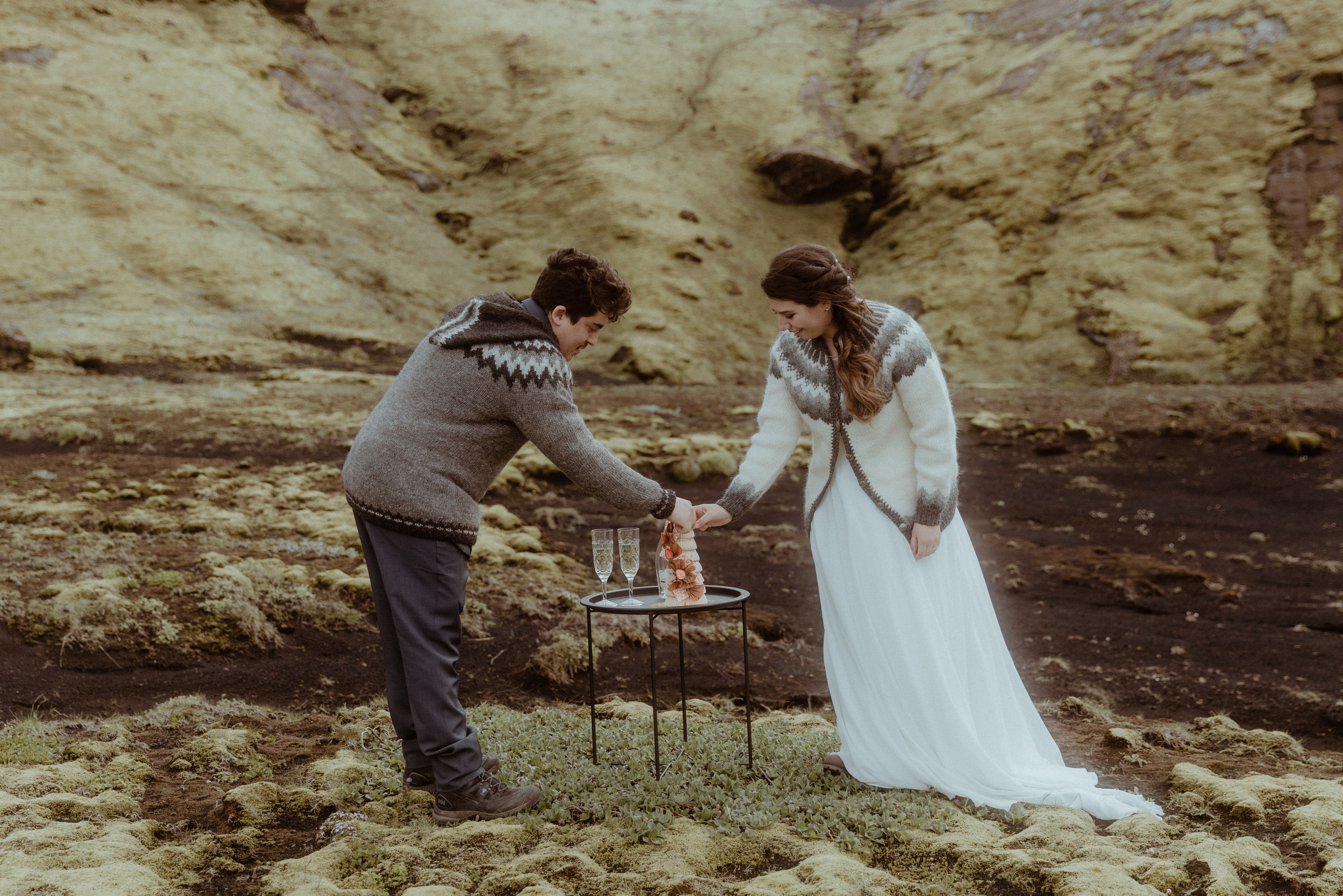 Private Black Sand Beach Elopement. Iceland elopement photographer & videographer