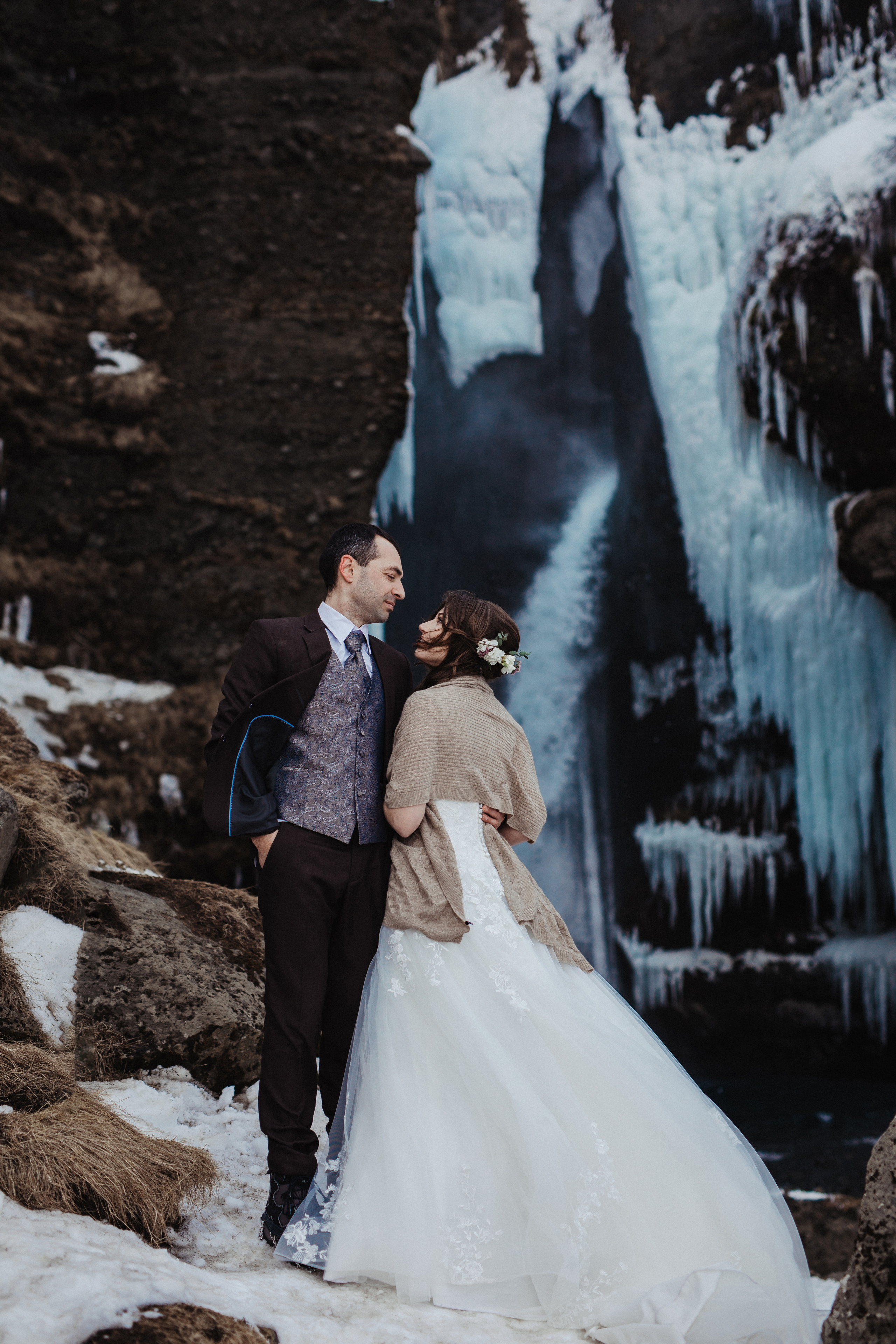 Winter Wedding in Iceland. Iceland elopement photographer & videographer
