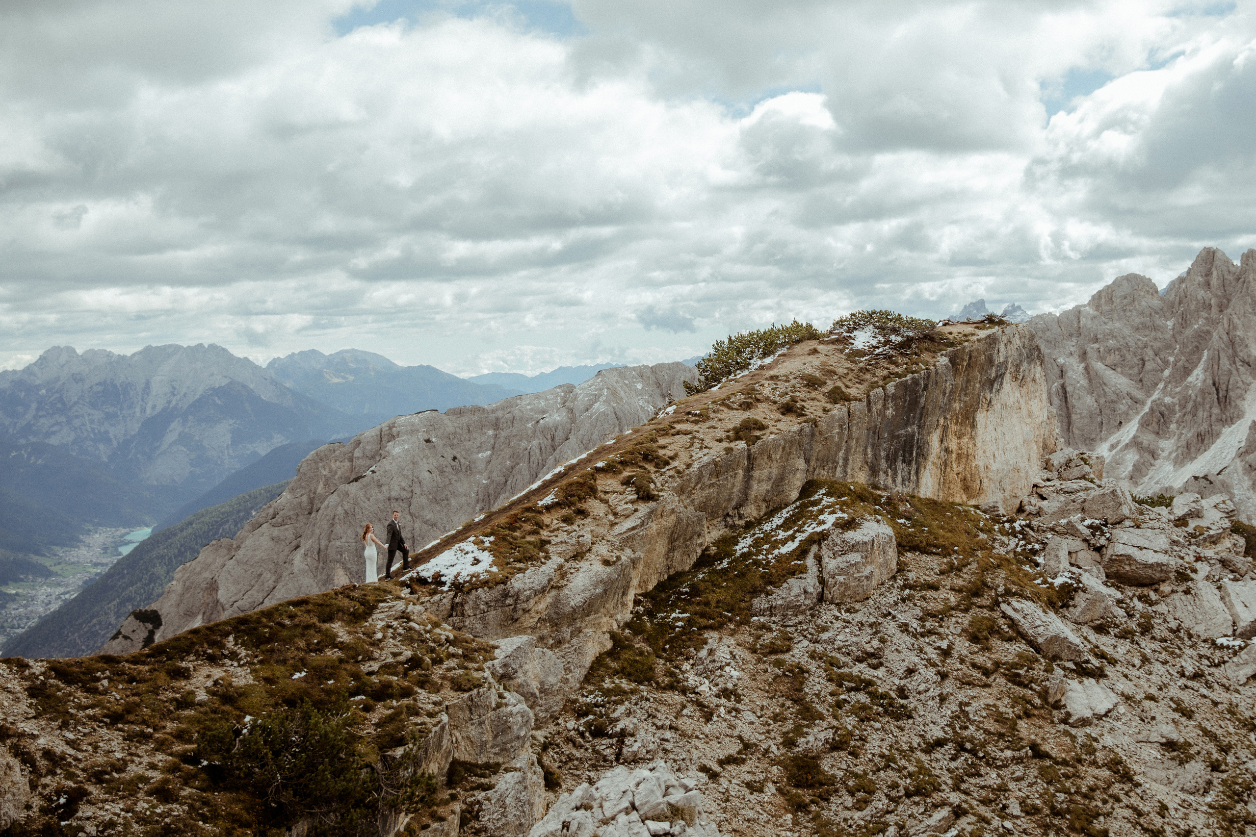 Italian Elopement in the Dolomites. Iceland elopement photographer & videographer