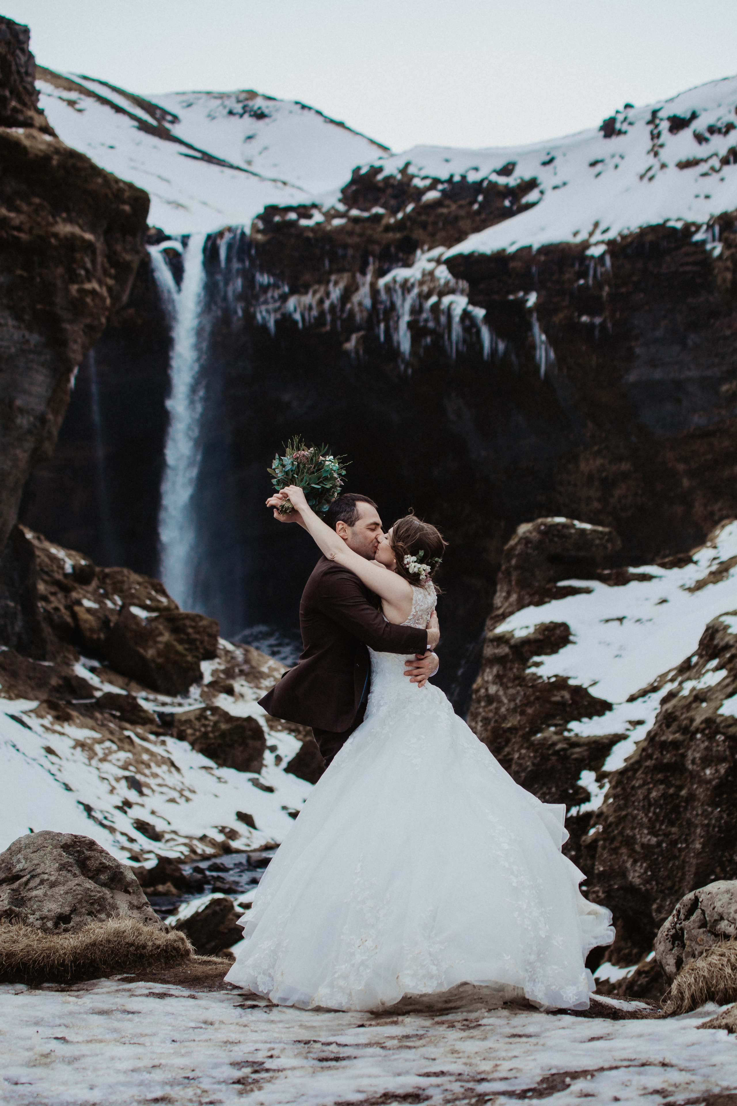 Winter Wedding in Iceland. Iceland elopement photographer & videographer
