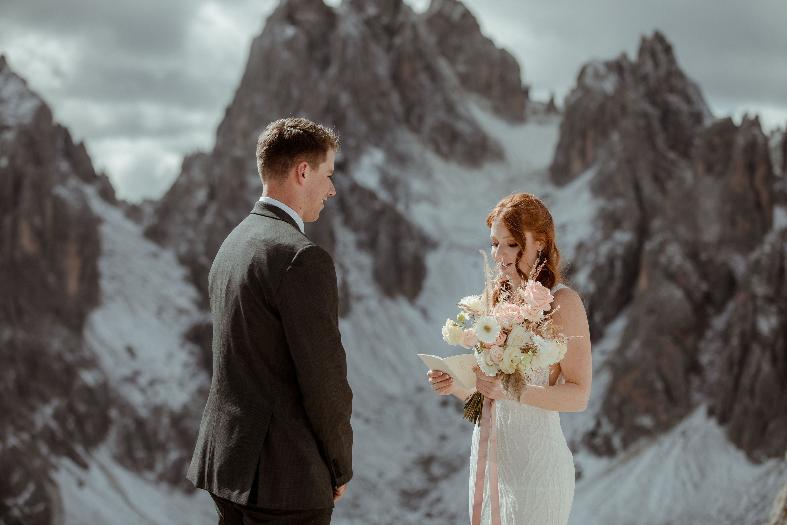 Italian Elopement in the Dolomites. Iceland elopement photographer & videographer