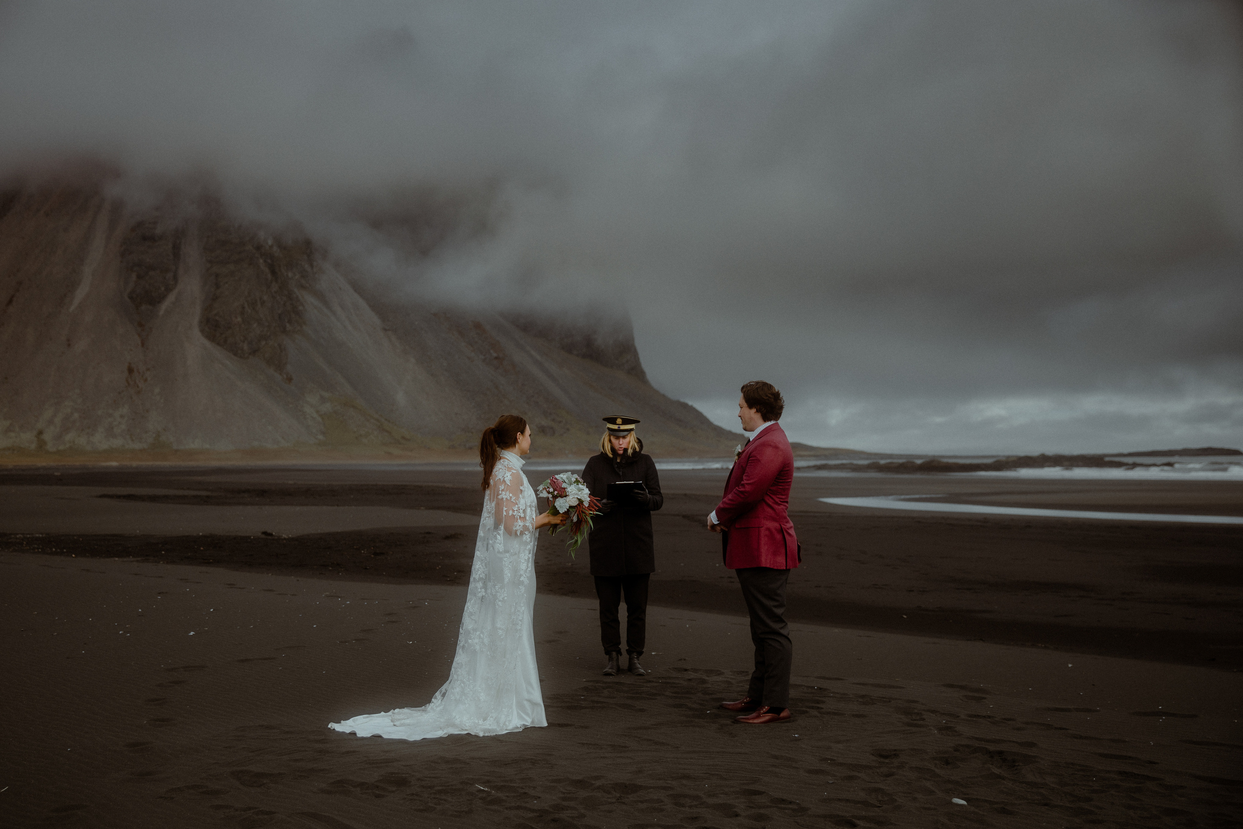 Secret hiking Elopement in Iceland. Iceland elopement photographer & videographer