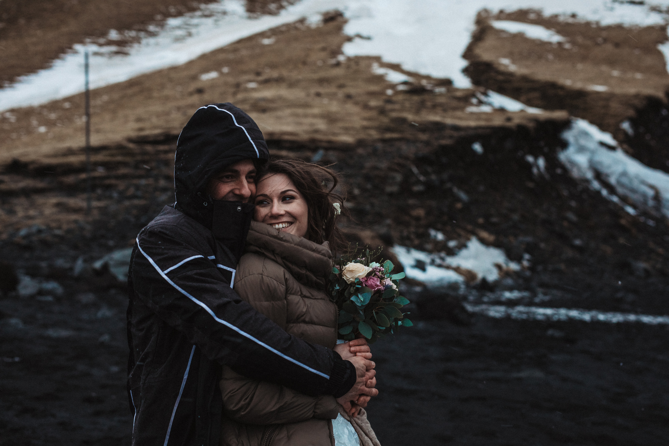Winter Wedding in Iceland. Iceland elopement photographer & videographer