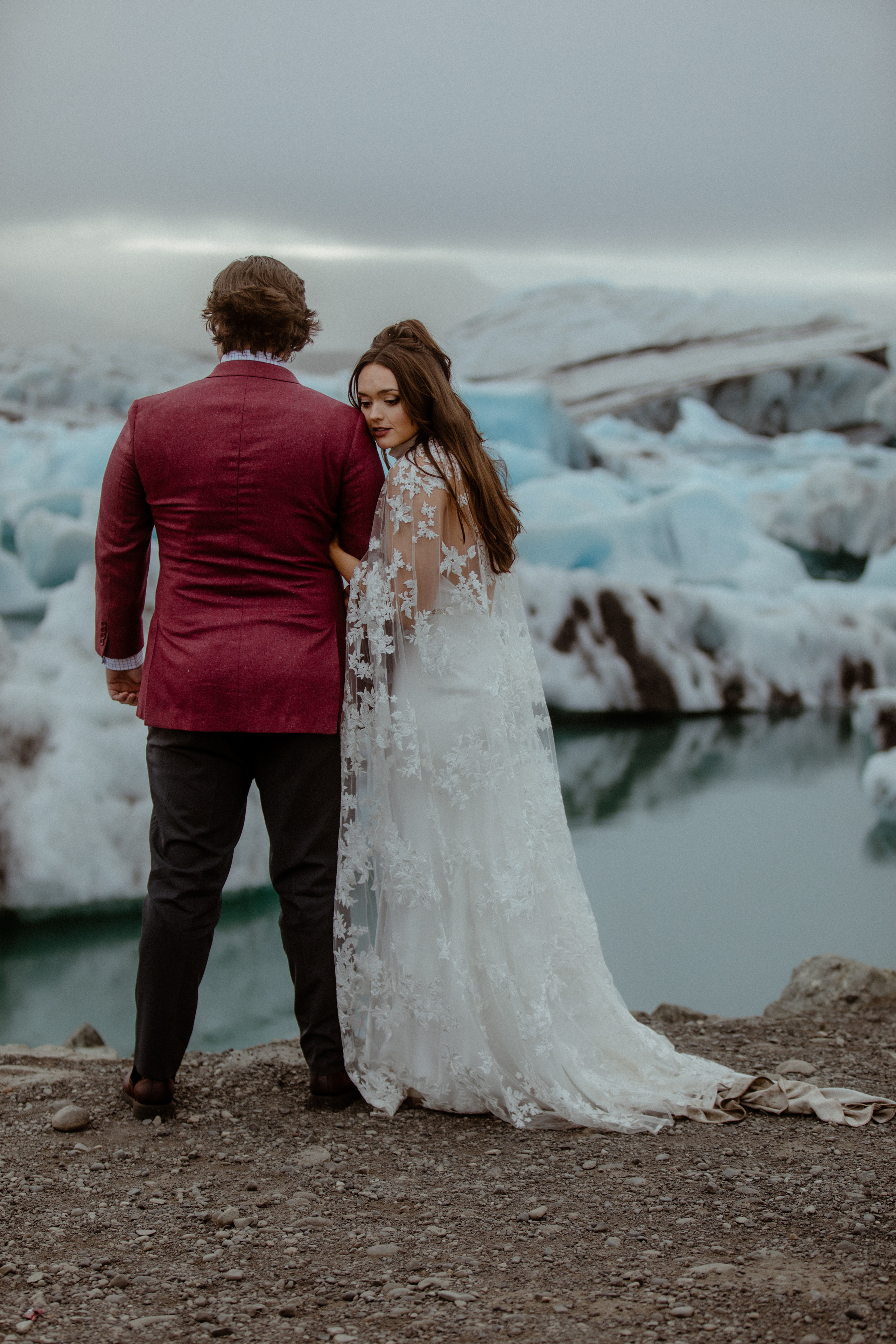 Secret hiking Elopement in Iceland. Iceland elopement photographer & videographer