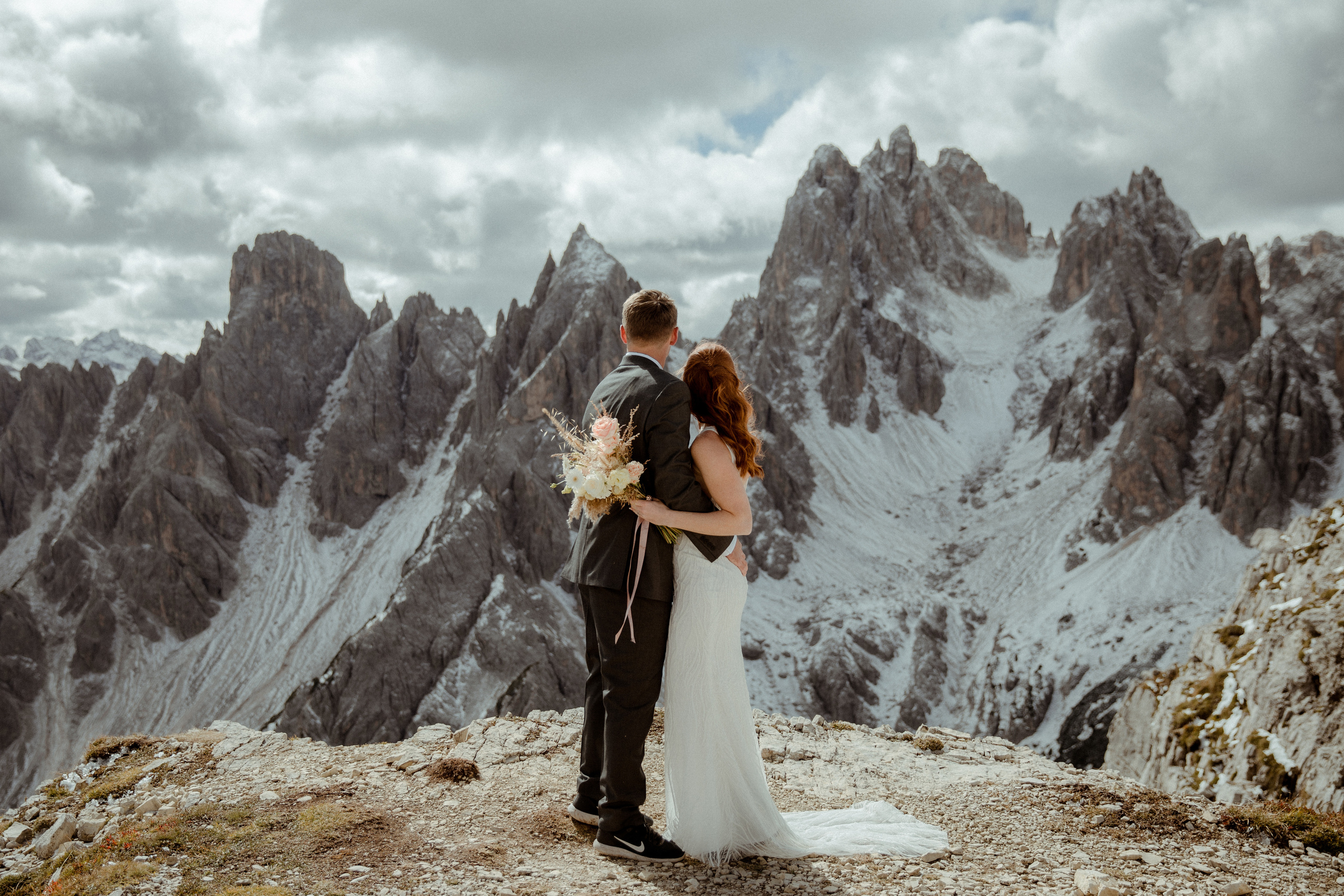 Italian Elopement in the Dolomites. Iceland elopement photographer & videographer
