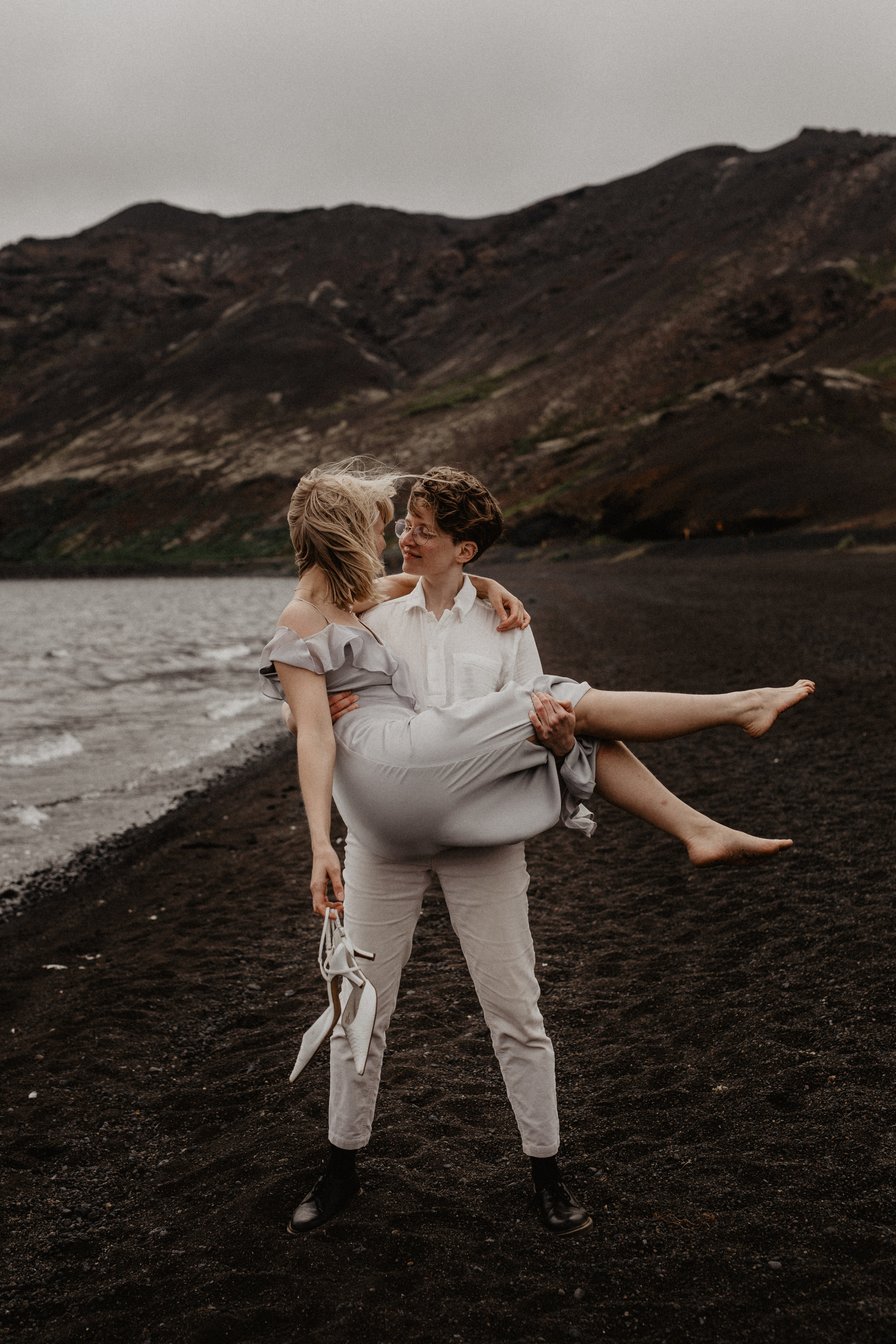 LGBT Elopement in Iceland. Iceland elopement photographer & videographer