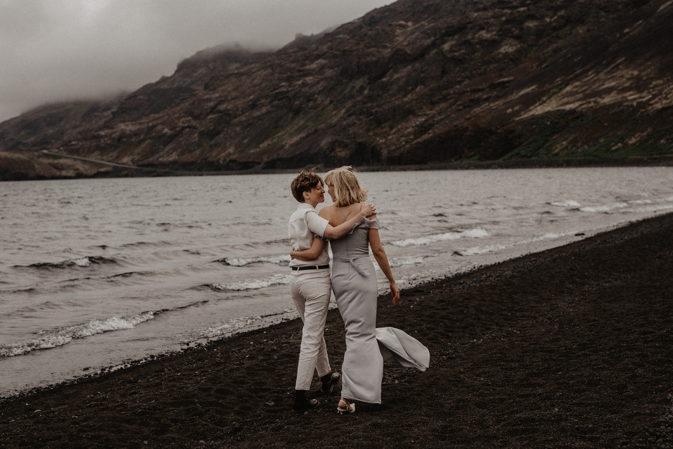 LGBT Elopement in Iceland. Iceland elopement photographer & videographer
