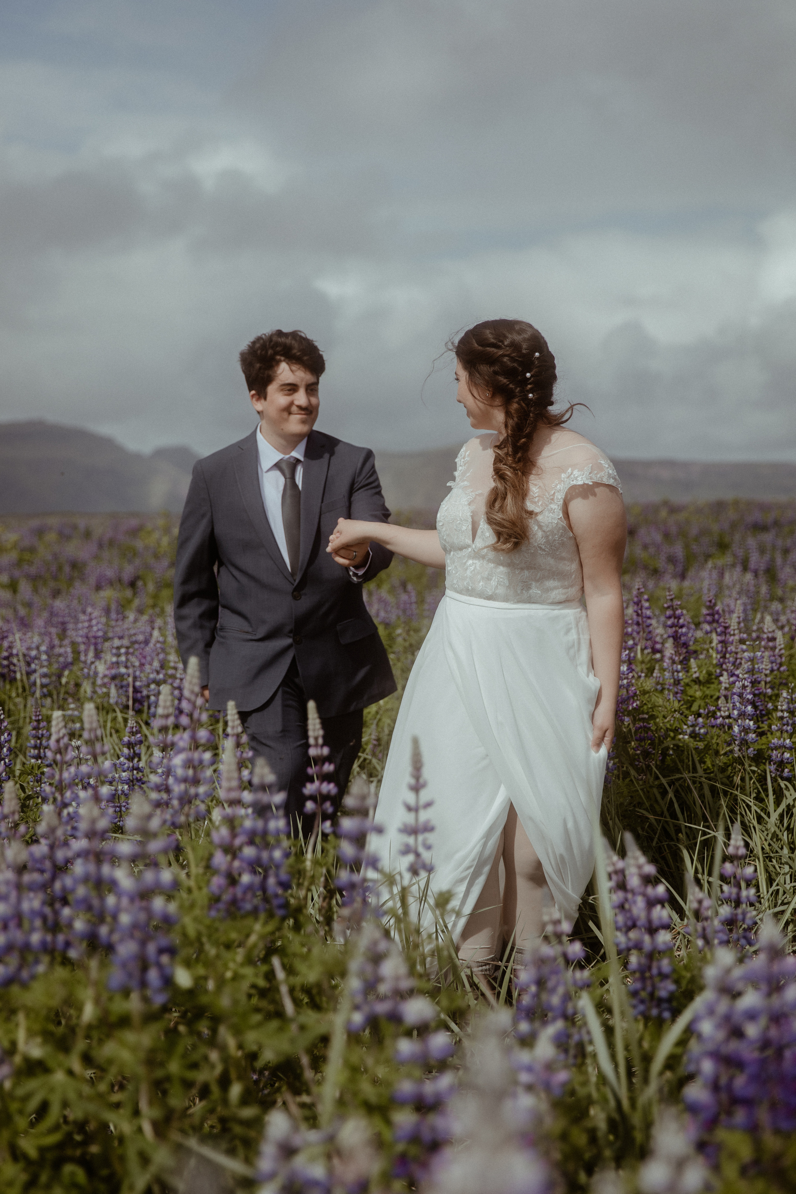 Private Black Sand Beach Elopement. Iceland elopement photographer & videographer