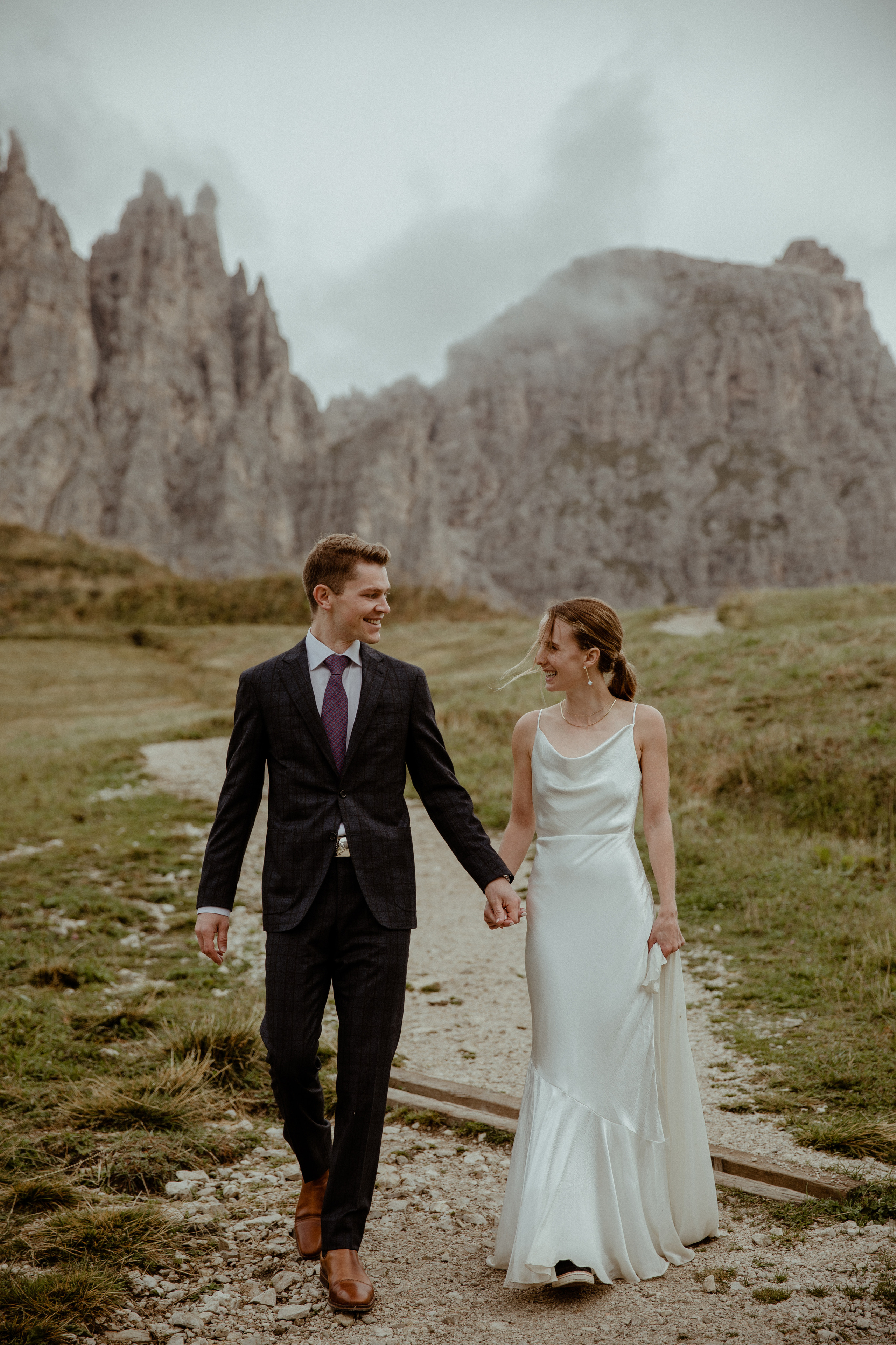 Intimate Wedding in the Dolomites. Iceland elopement photographer & videographer