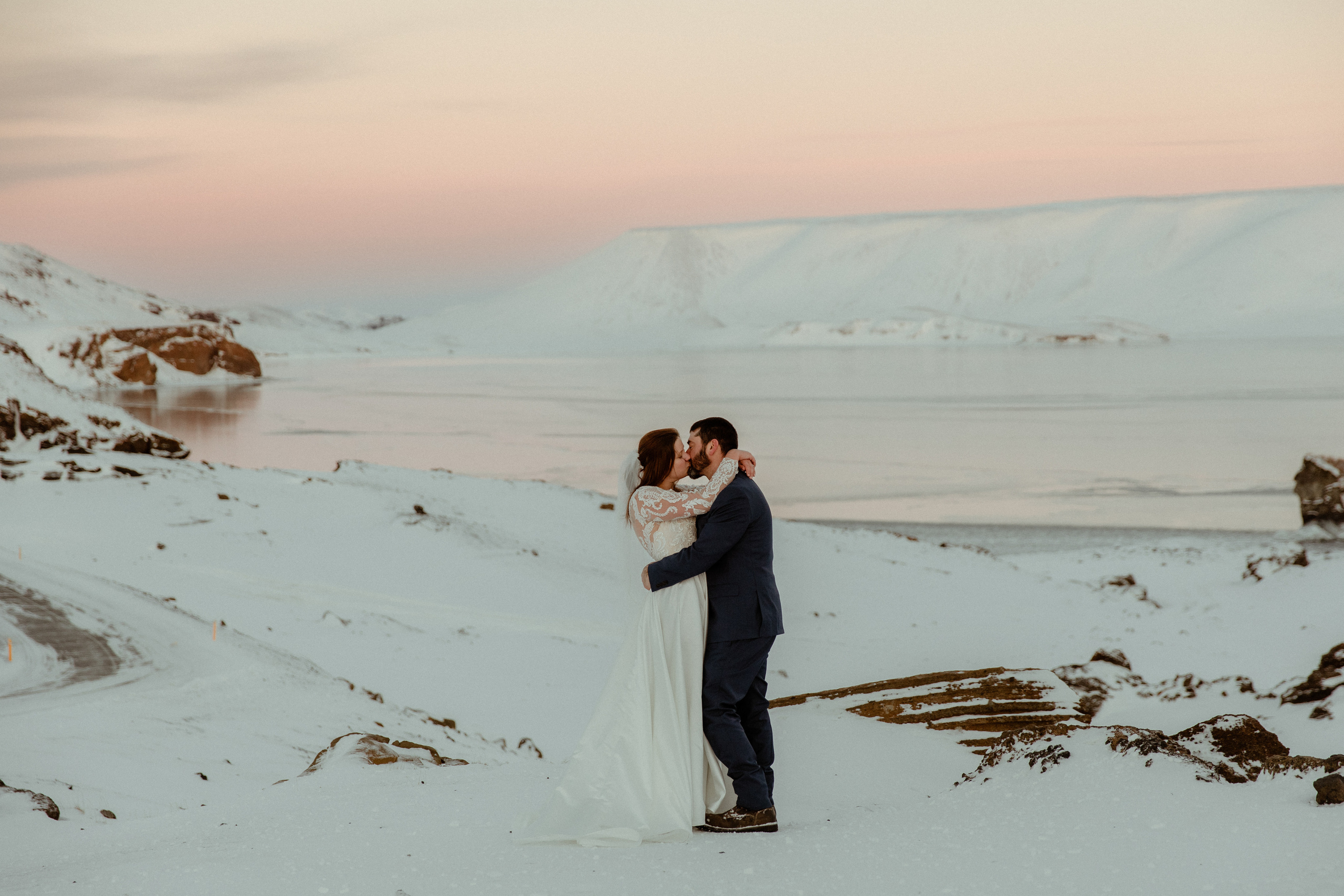 Golden Hour Elopement in Iceland. Iceland elopement photographer & videographer