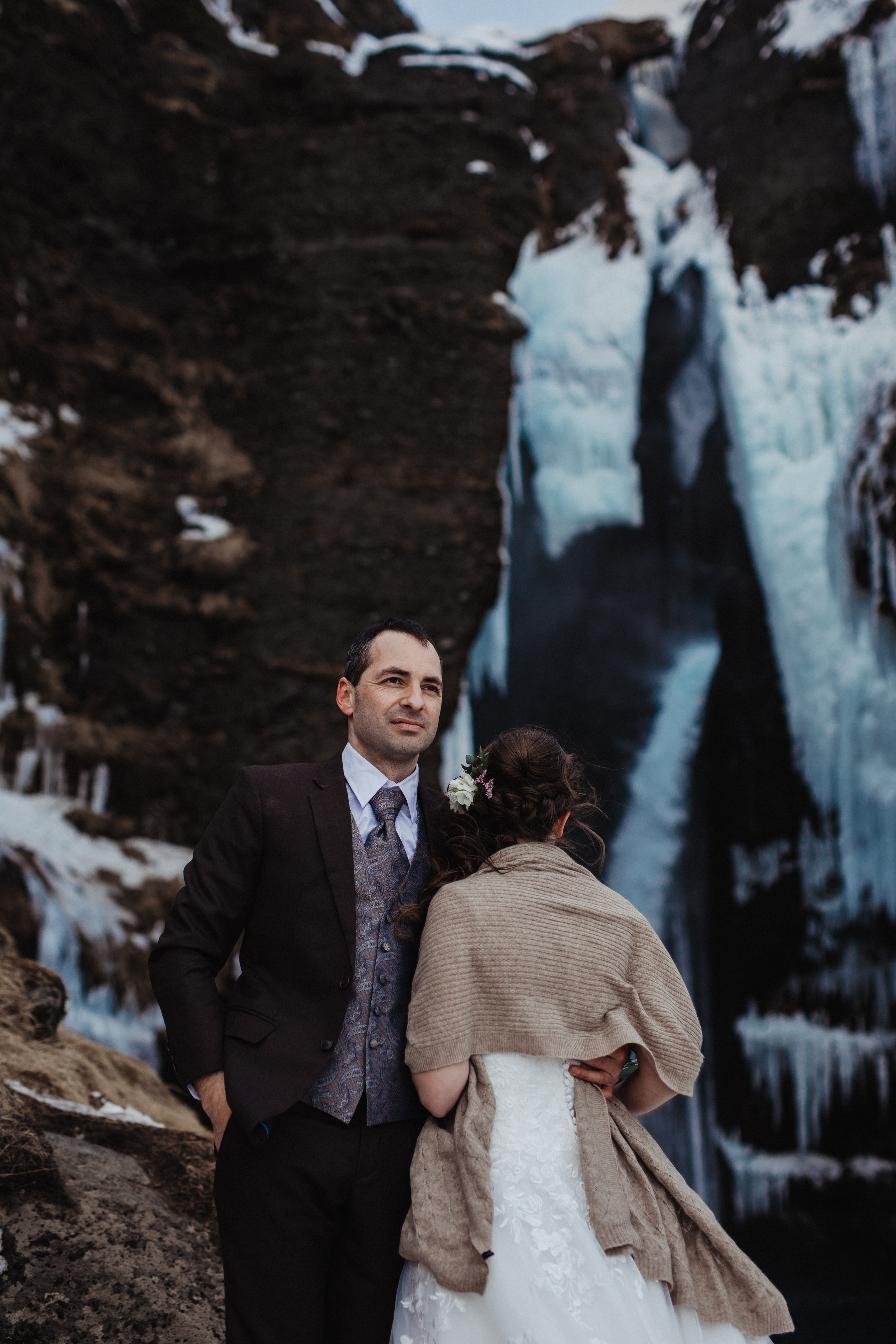 Winter Wedding in Iceland. Iceland elopement photographer & videographer