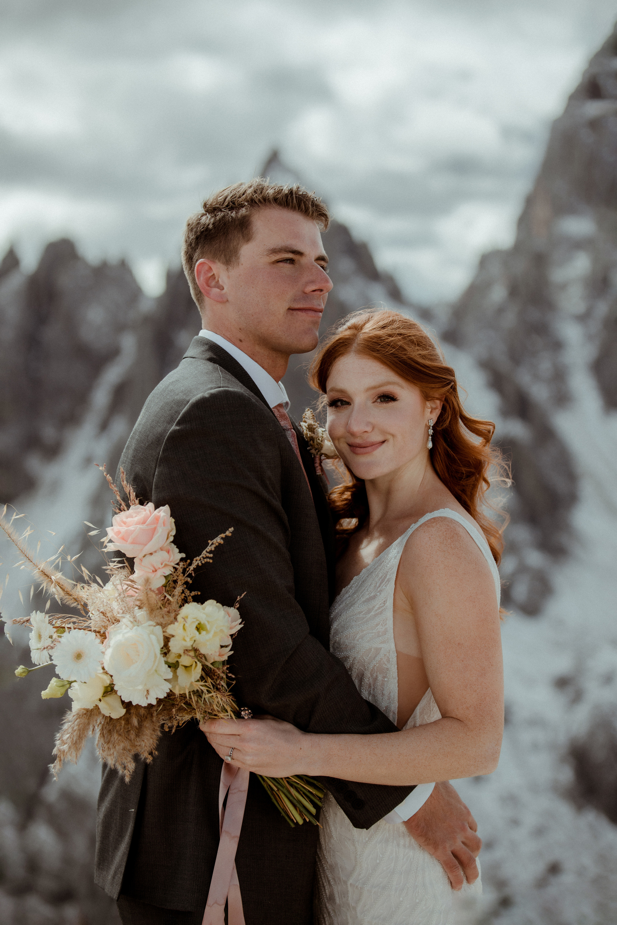 Italian Elopement in the Dolomites. Iceland elopement photographer & videographer