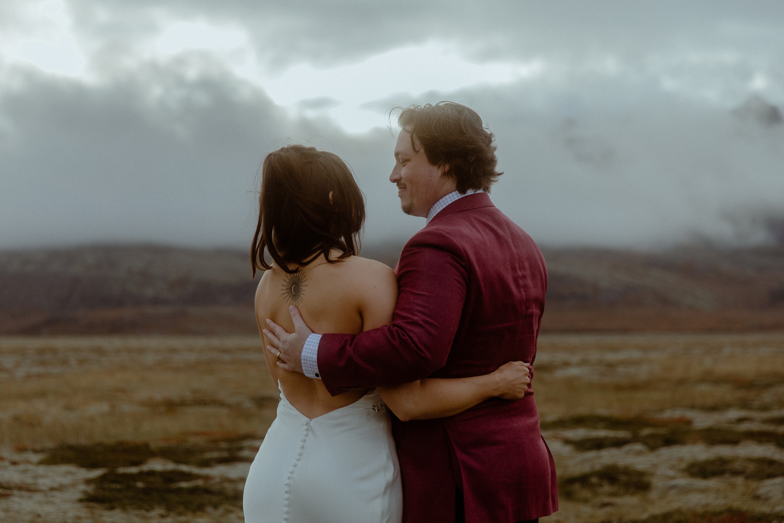 Secret hiking Elopement in Iceland. Iceland elopement photographer & videographer