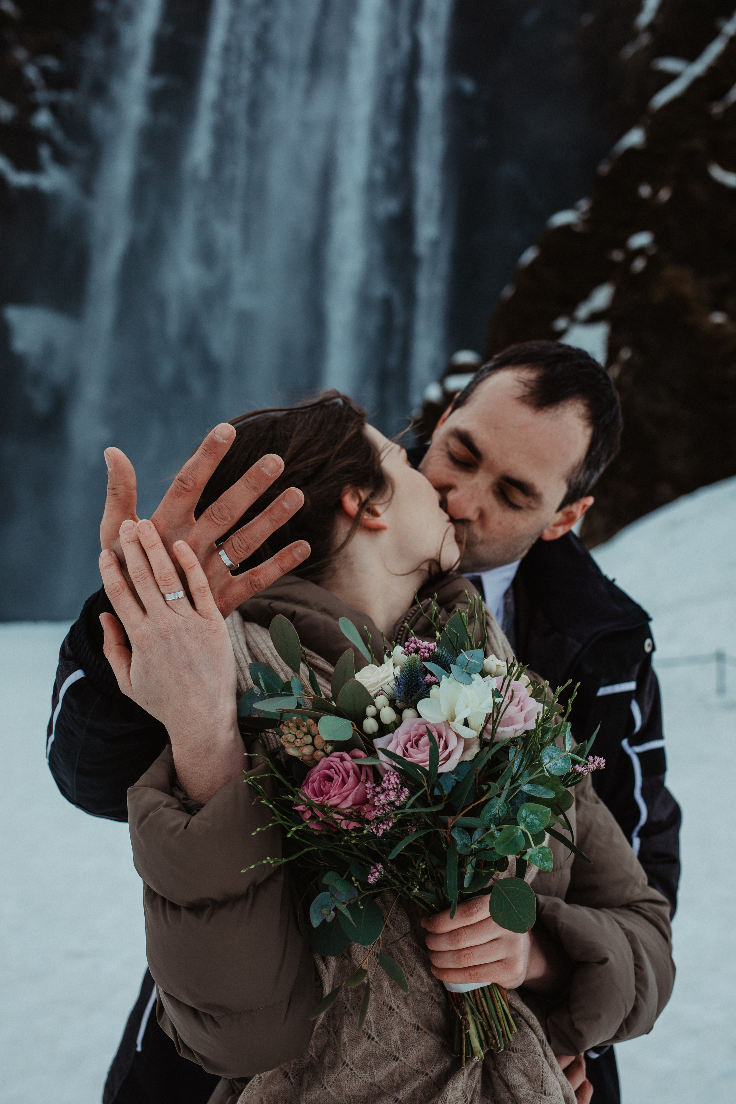 Winter Wedding in Iceland. Iceland elopement photographer & videographer