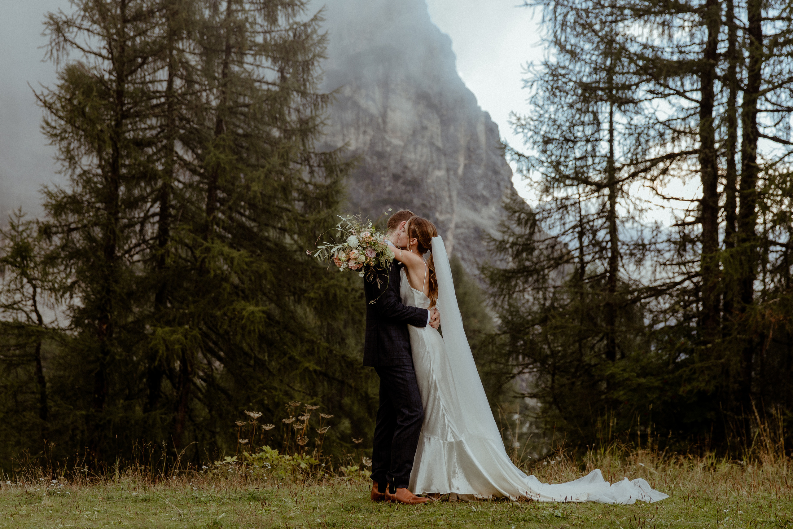 Intimate Wedding in the Dolomites. Iceland elopement photographer & videographer