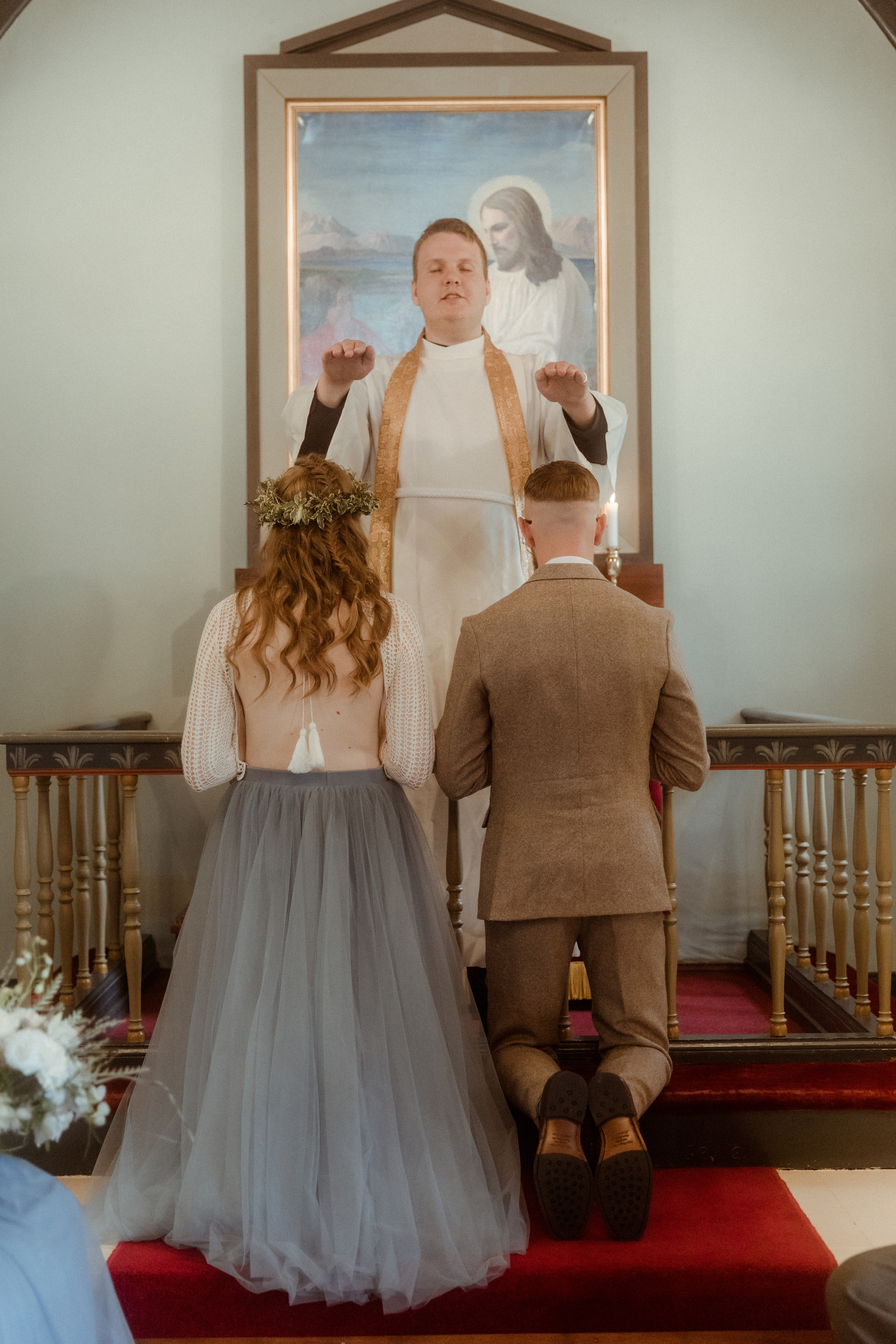 Iceland Secret Waterfall Elopement. Iceland elopement photographer & videographer