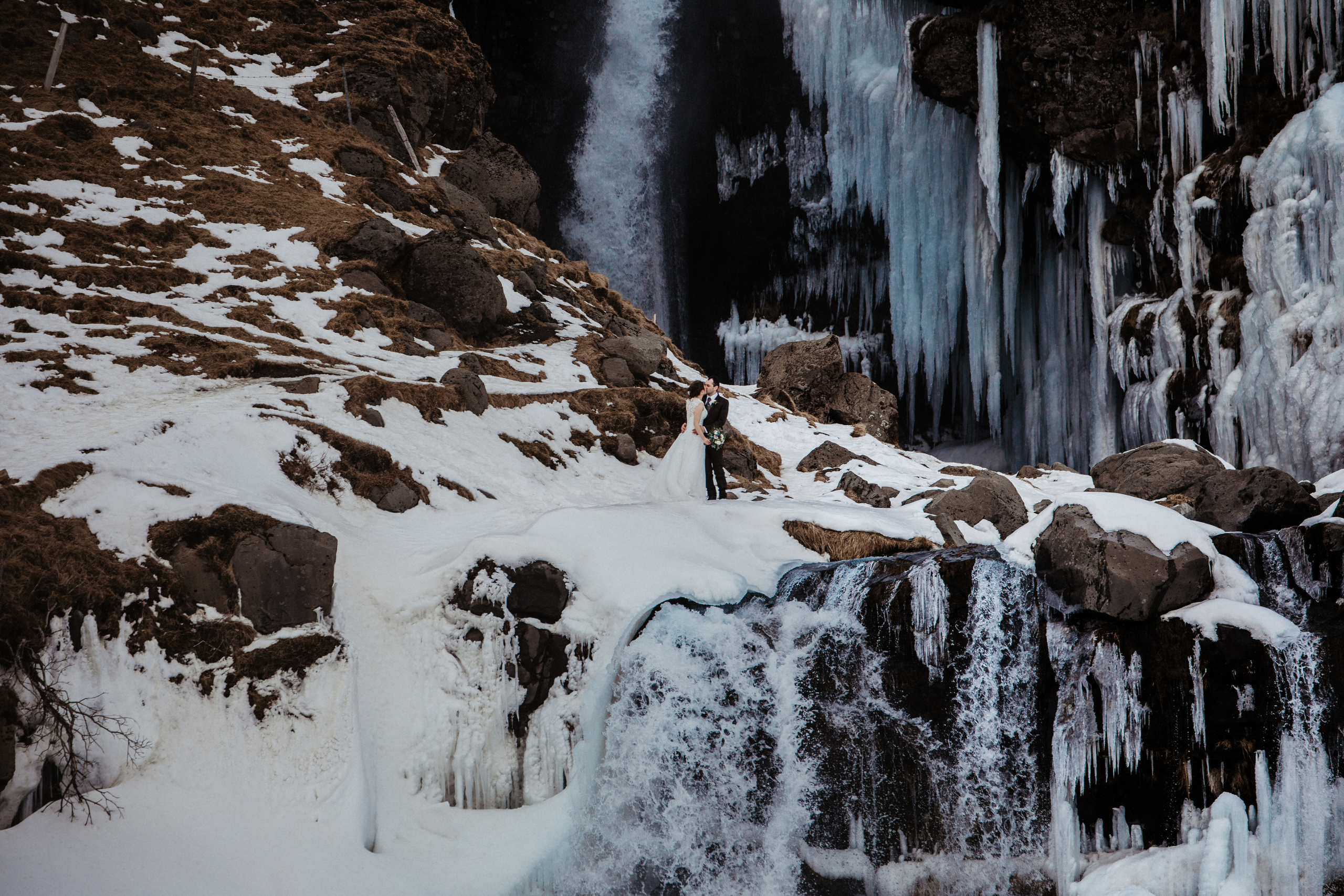 Winter Wedding in Iceland. Iceland elopement photographer & videographer
