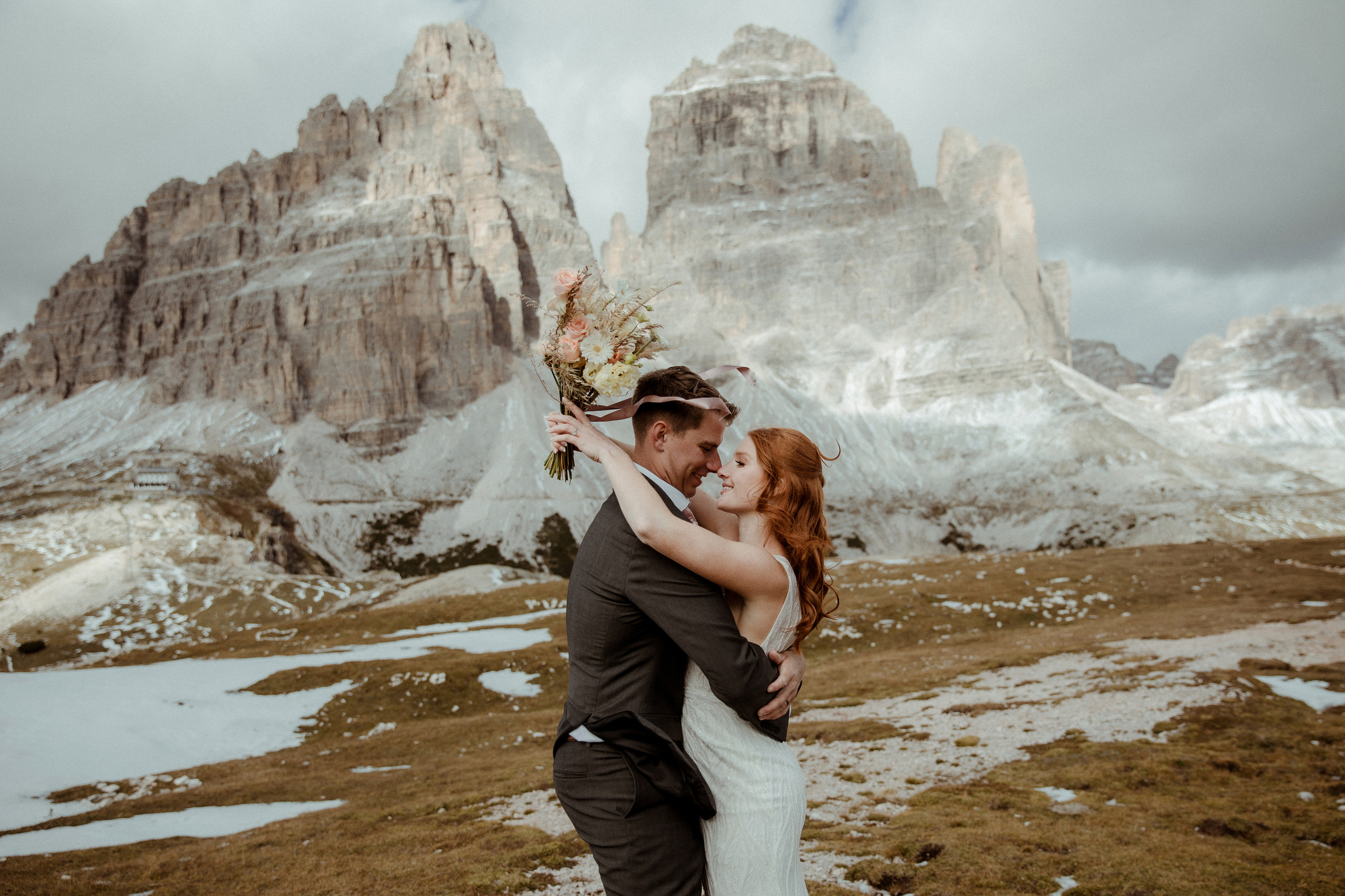 Italian Elopement in the Dolomites. Iceland elopement photographer & videographer