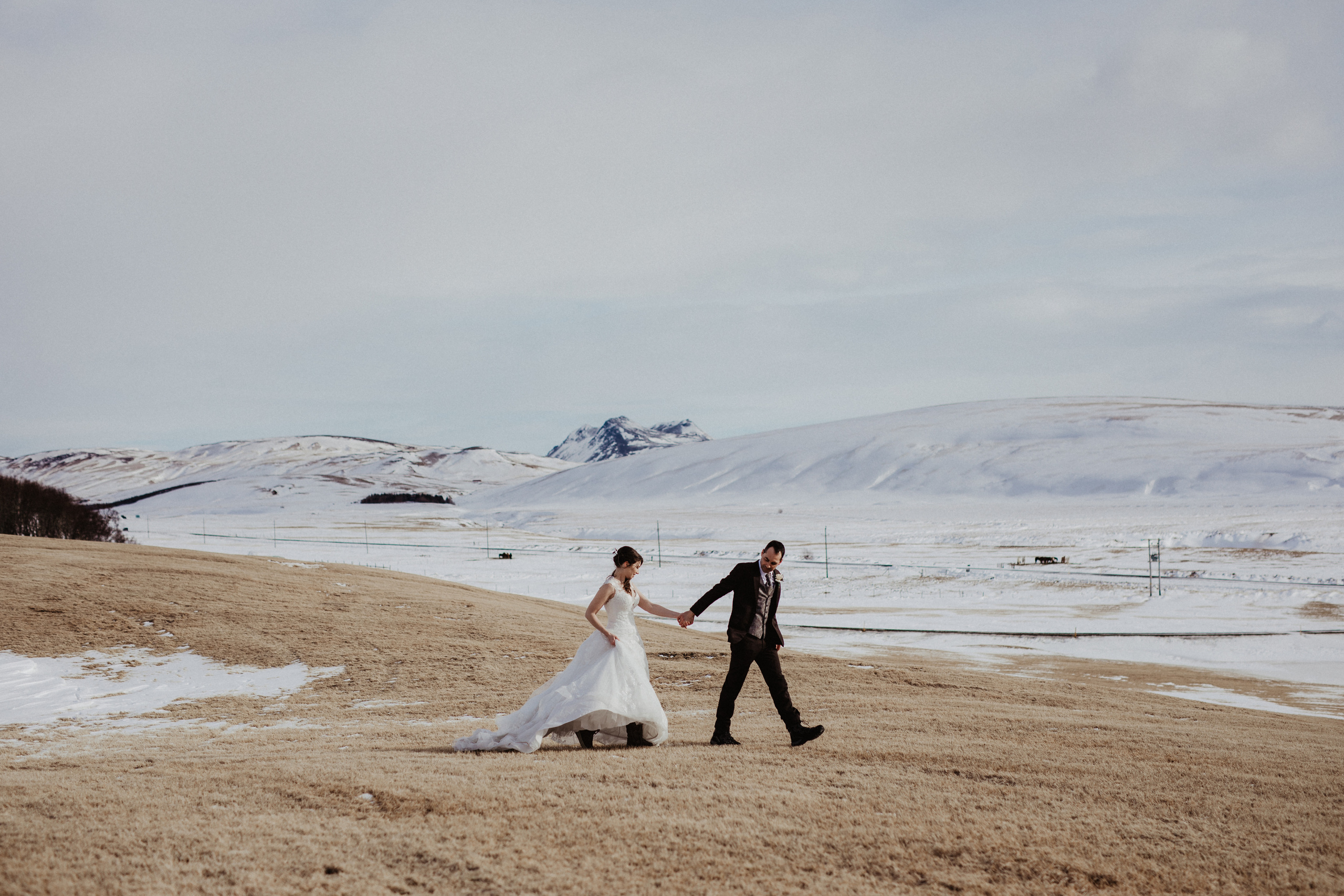 Winter Wedding in Iceland. Iceland elopement photographer & videographer