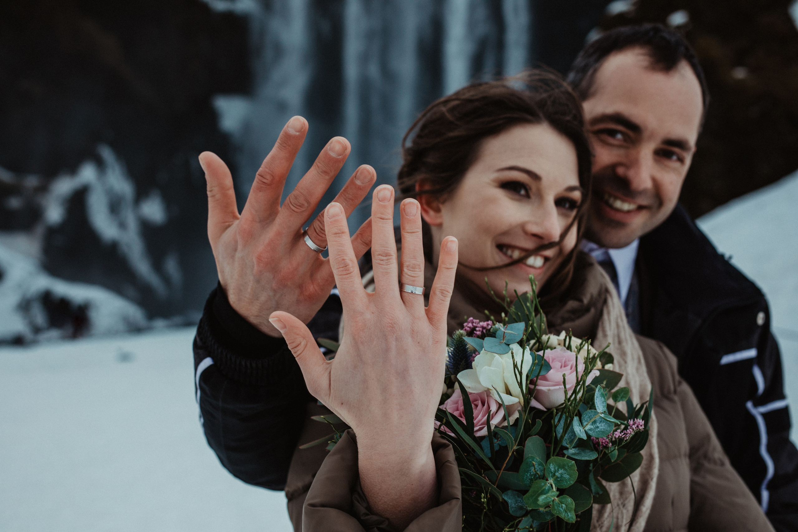 Winter Wedding in Iceland. Iceland elopement photographer & videographer