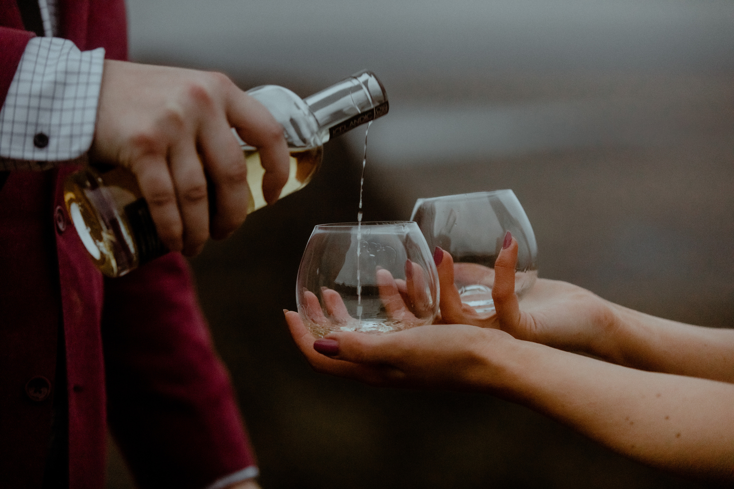 Secret hiking Elopement in Iceland. Iceland elopement photographer & videographer