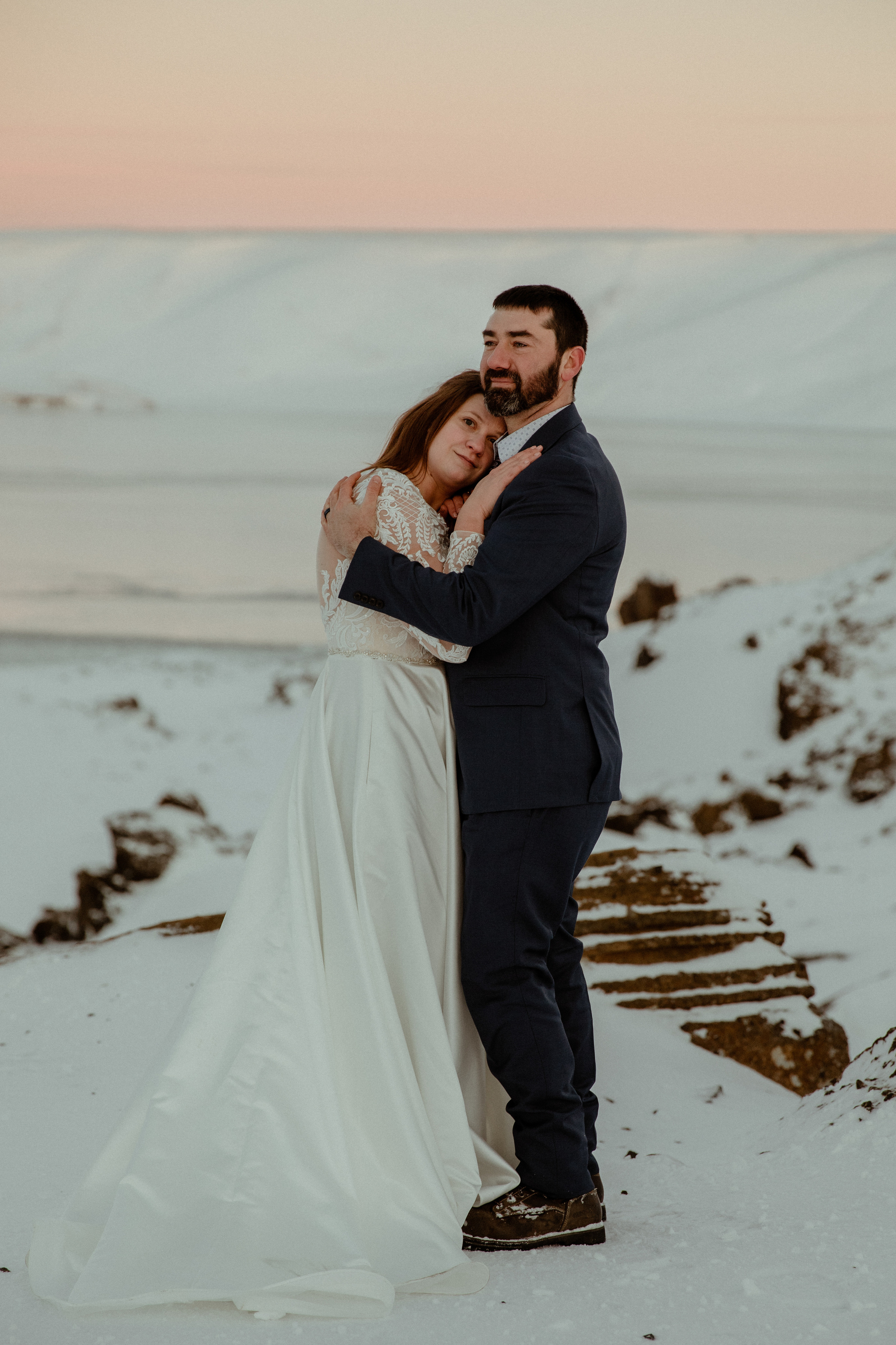 Golden Hour Elopement in Iceland. Iceland elopement photographer & videographer