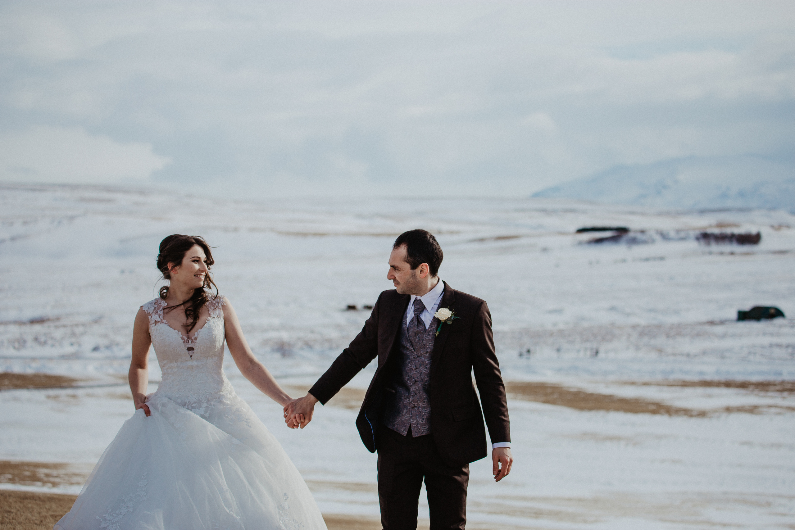 Winter Wedding in Iceland. Iceland elopement photographer & videographer