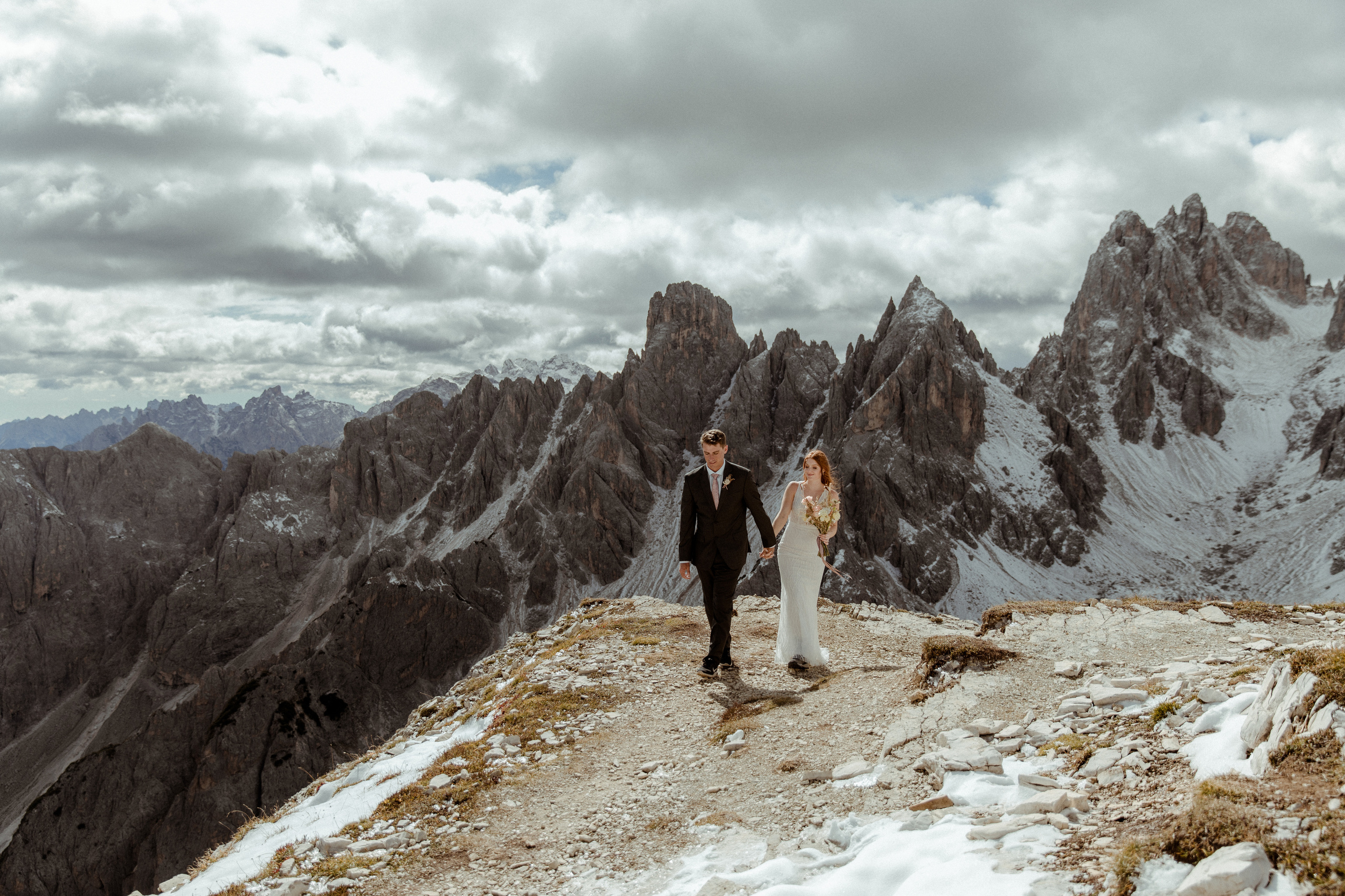 Italian Elopement in the Dolomites. Iceland elopement photographer & videographer
