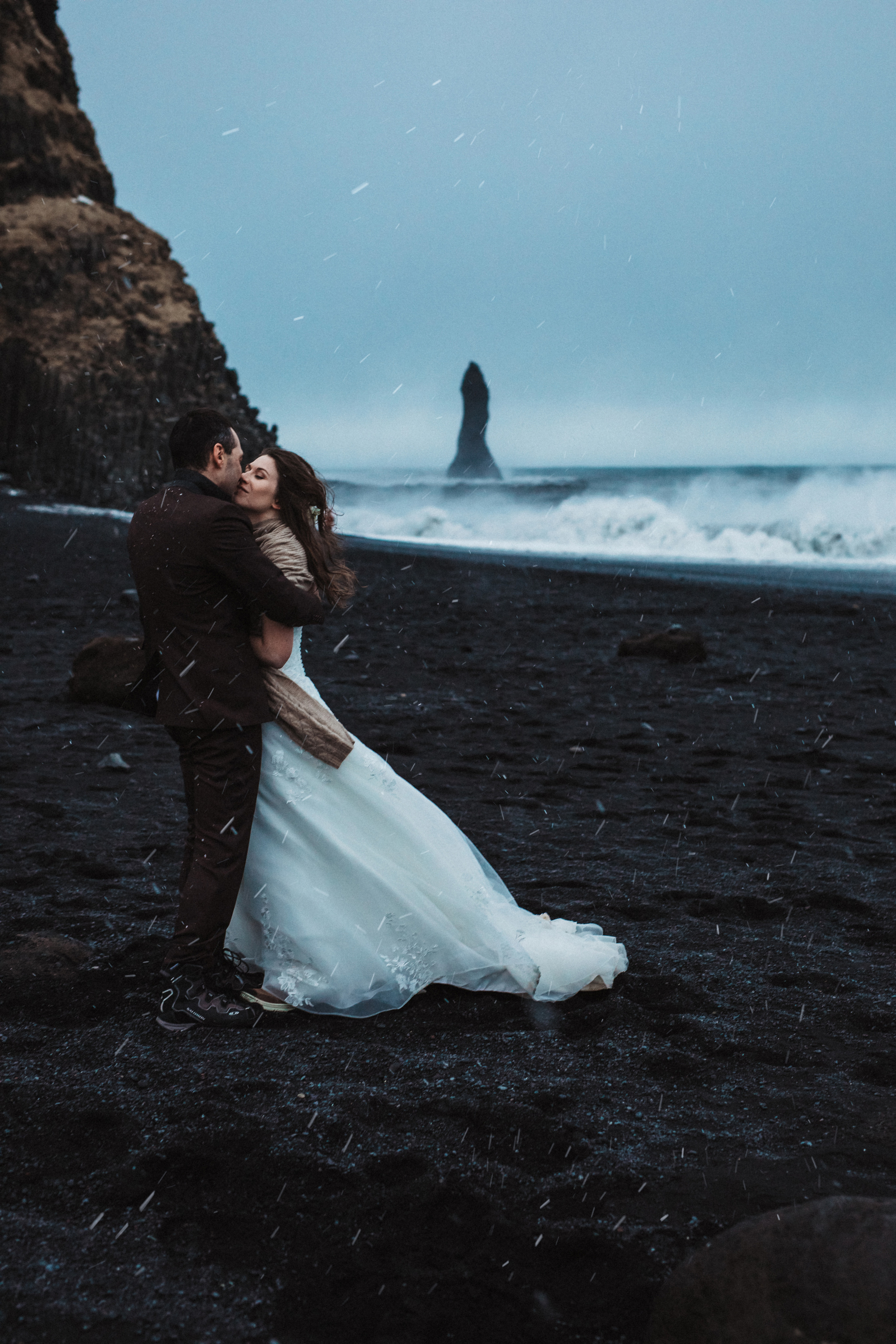 Winter Wedding in Iceland. Iceland elopement photographer & videographer