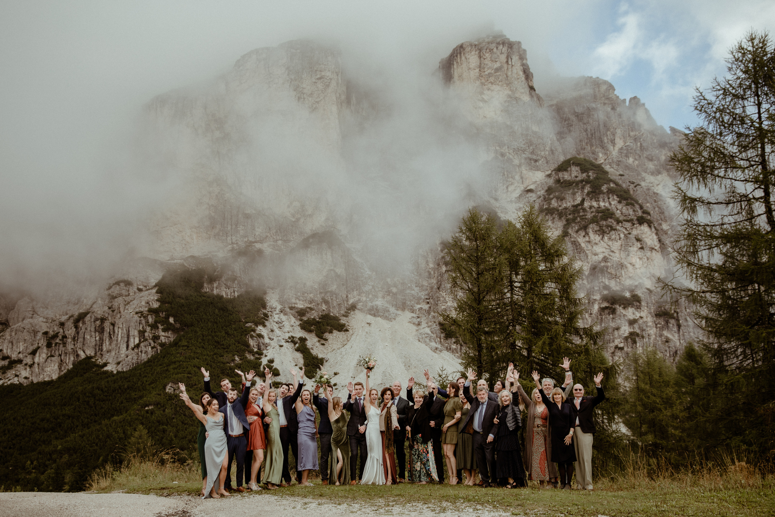 Intimate Wedding in the Dolomites. Iceland elopement photographer & videographer
