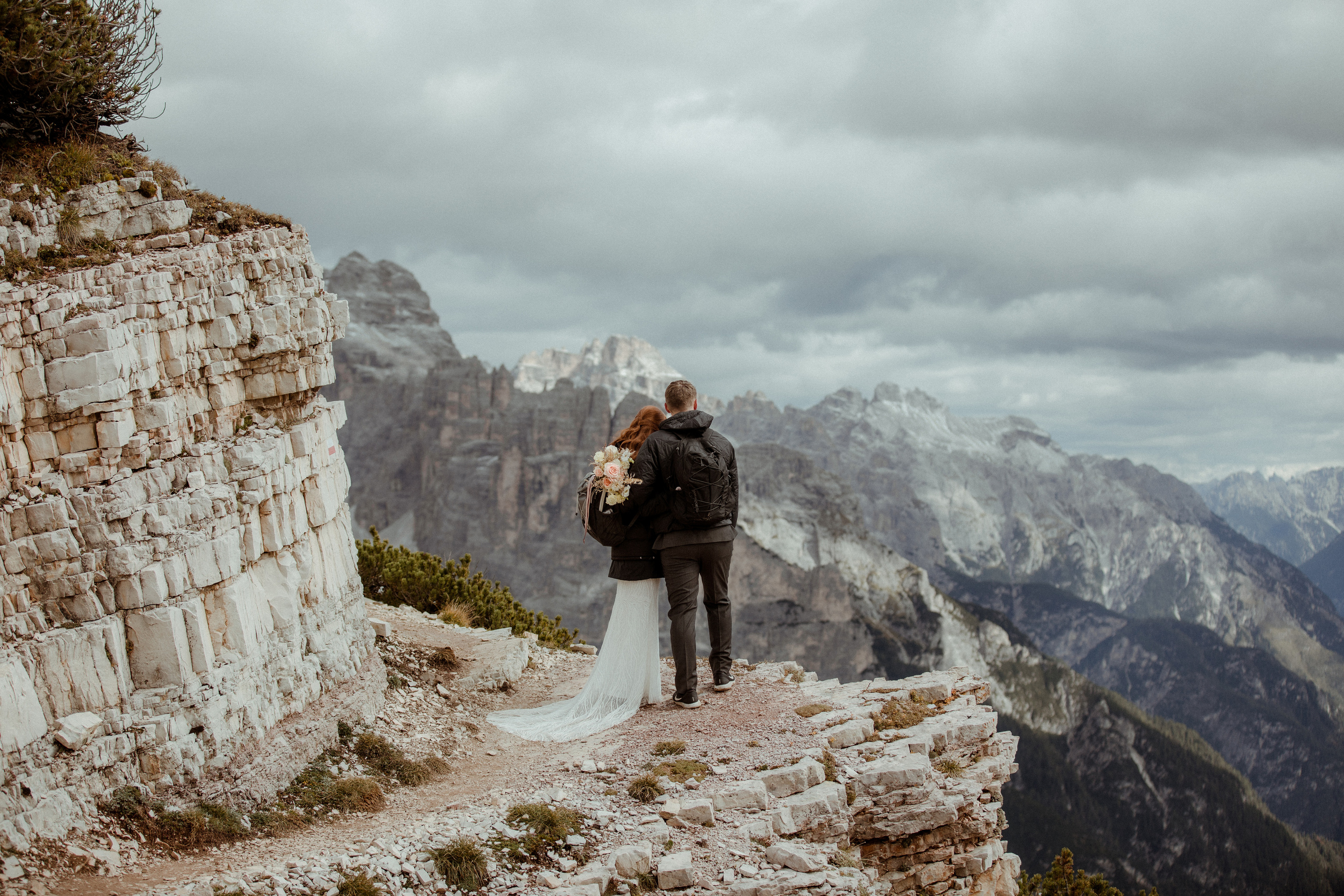 Italian Elopement in the Dolomites. Iceland elopement photographer & videographer
