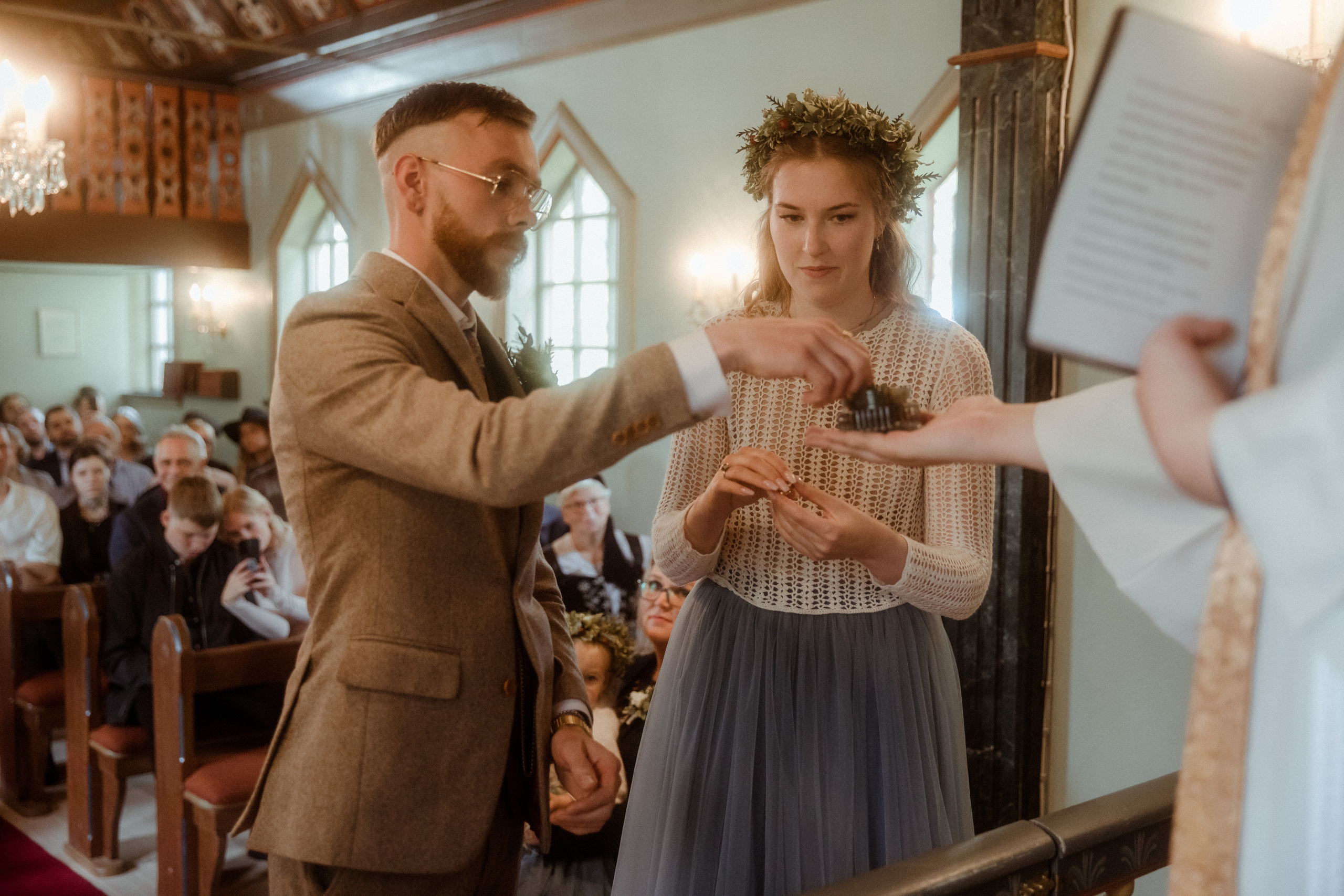 Iceland Secret Waterfall Elopement. Iceland elopement photographer & videographer