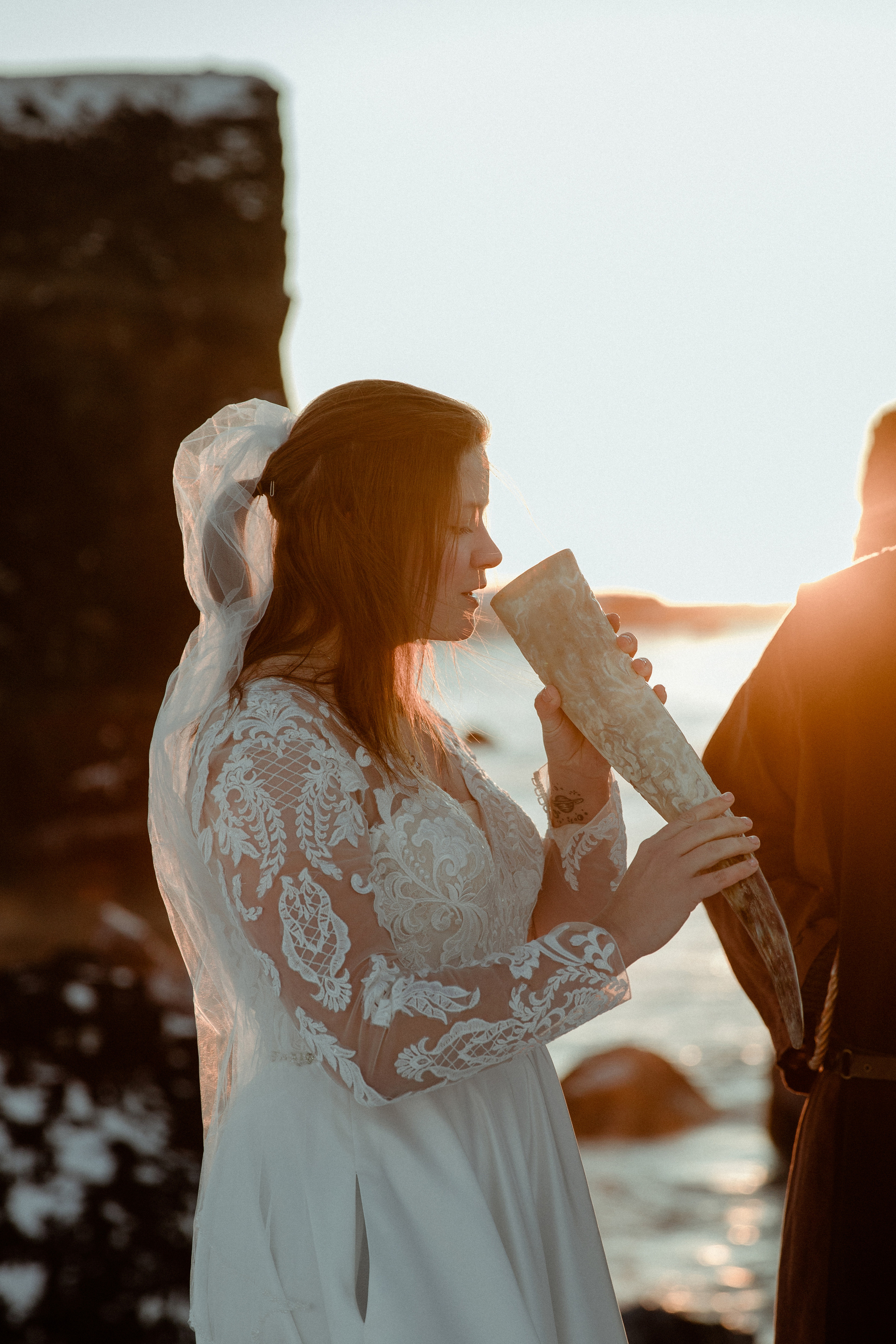 Golden Hour Elopement in Iceland. Iceland elopement photographer & videographer