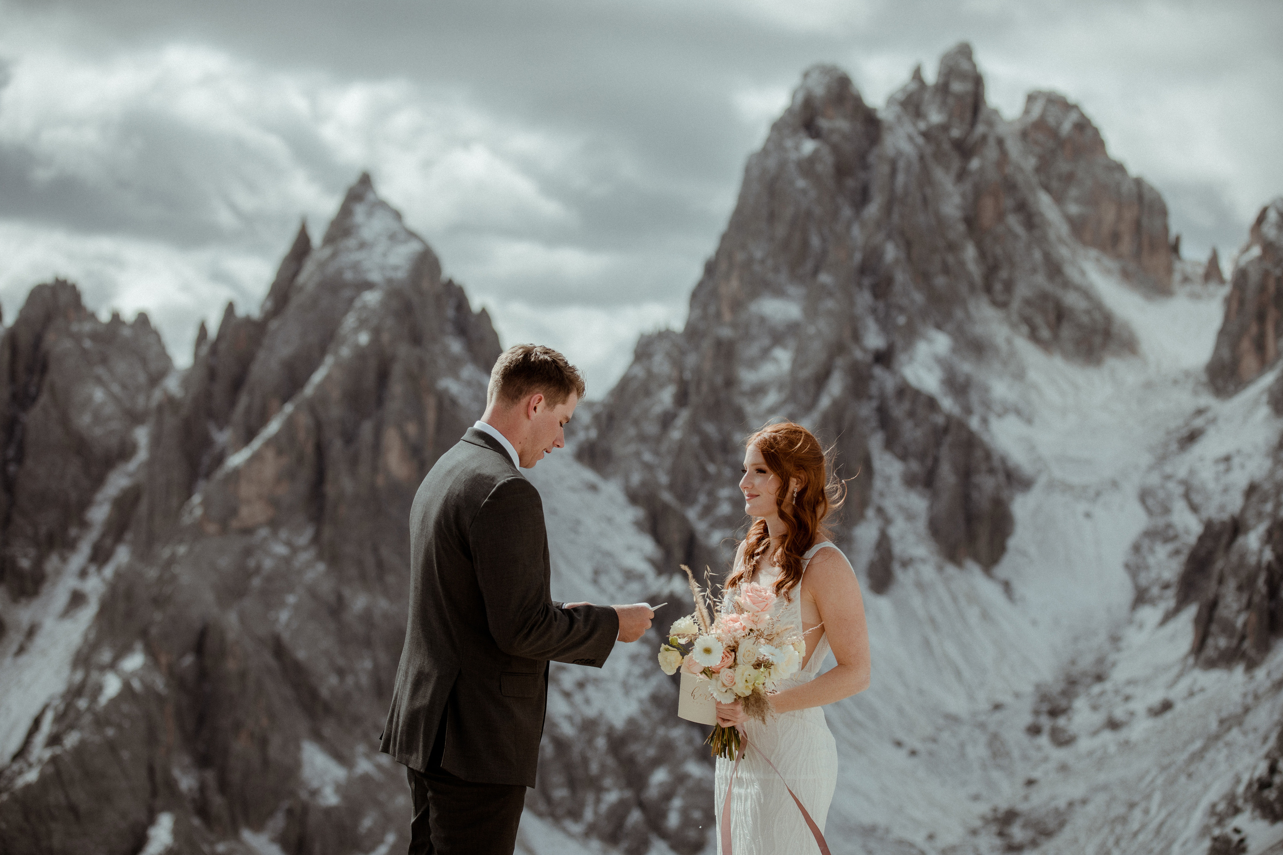 Italian Elopement in the Dolomites. Iceland elopement photographer & videographer
