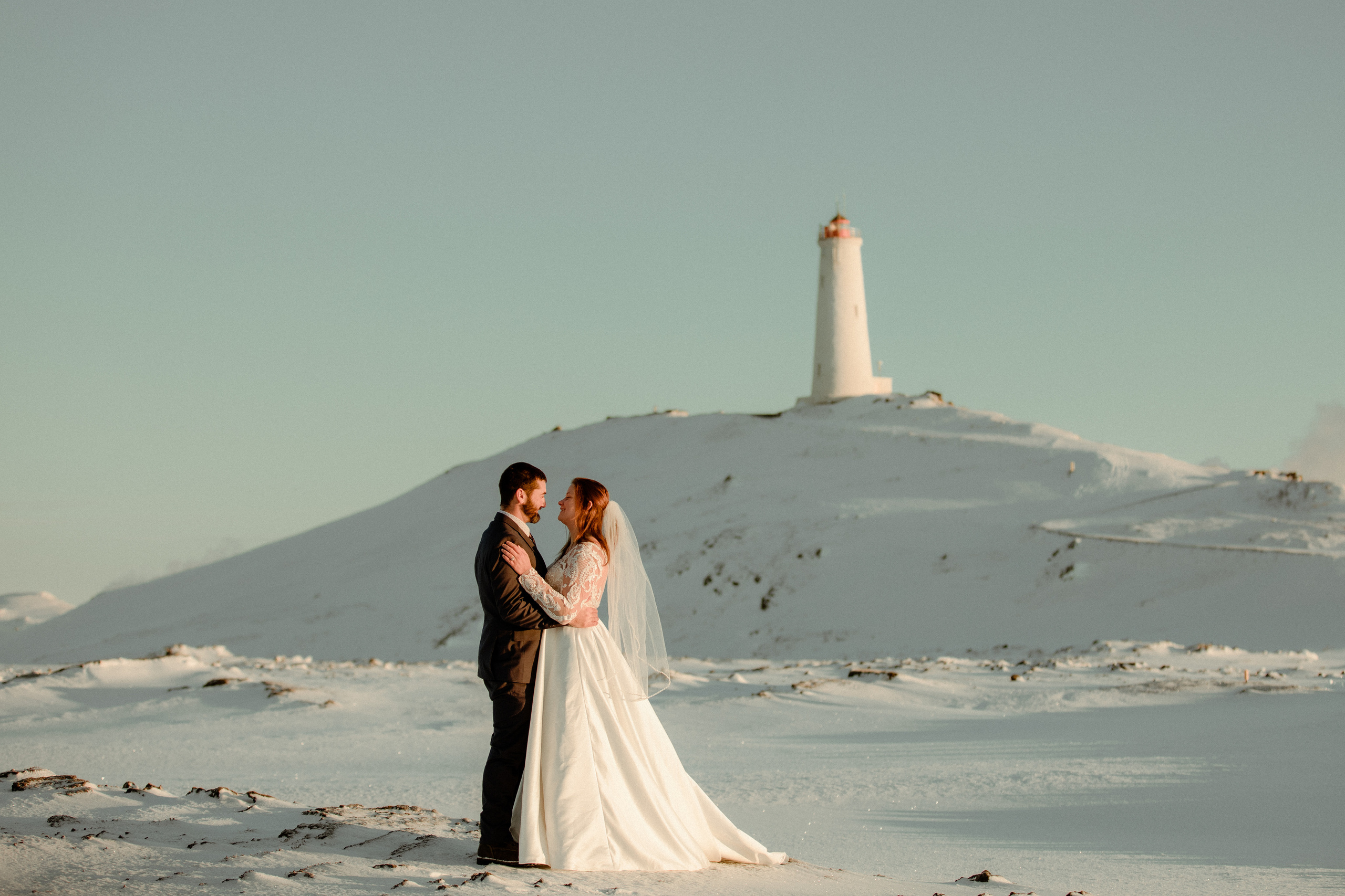 Golden Hour Elopement in Iceland. Iceland elopement photographer & videographer
