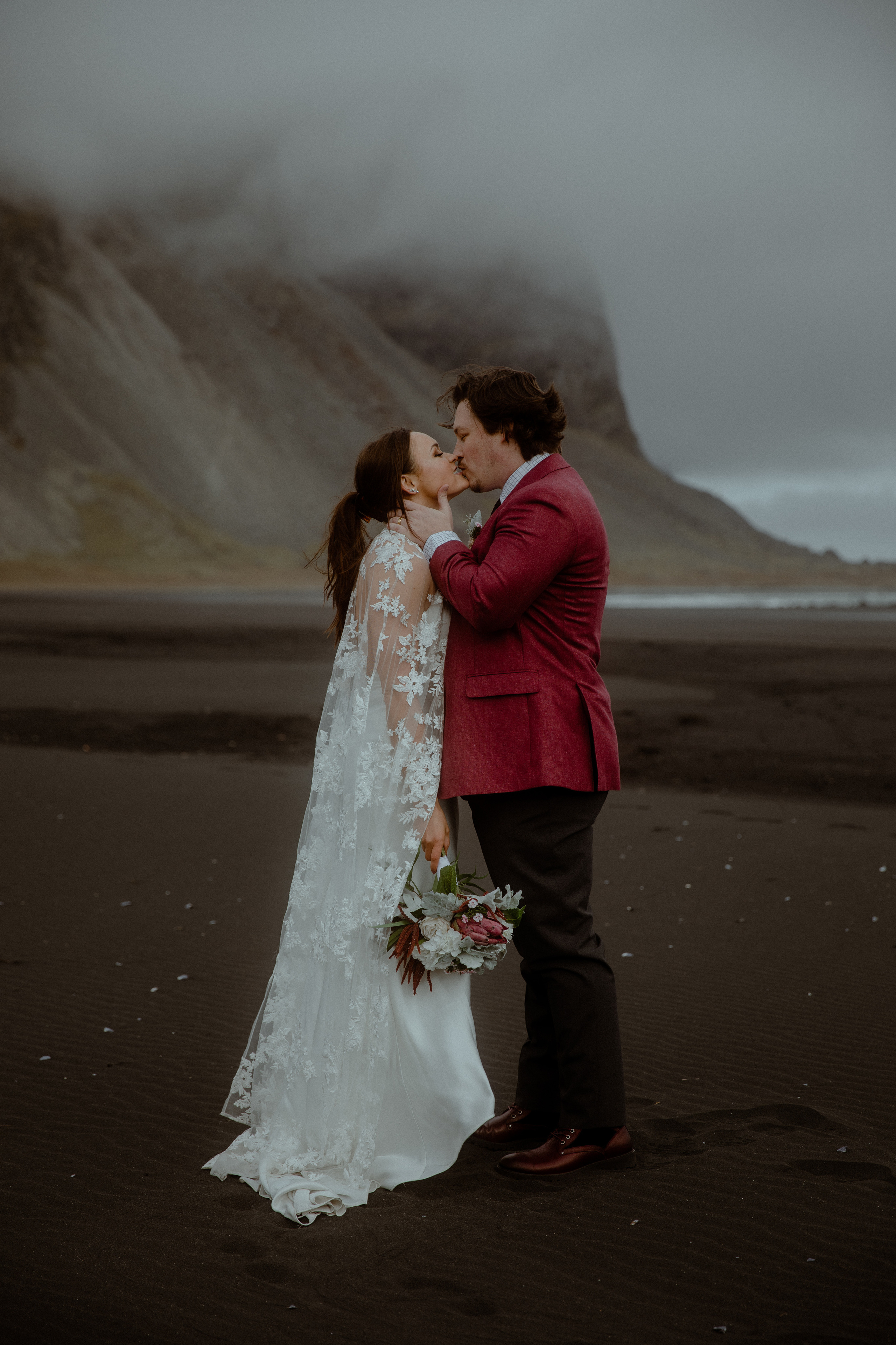 Secret hiking Elopement in Iceland. Iceland elopement photographer & videographer