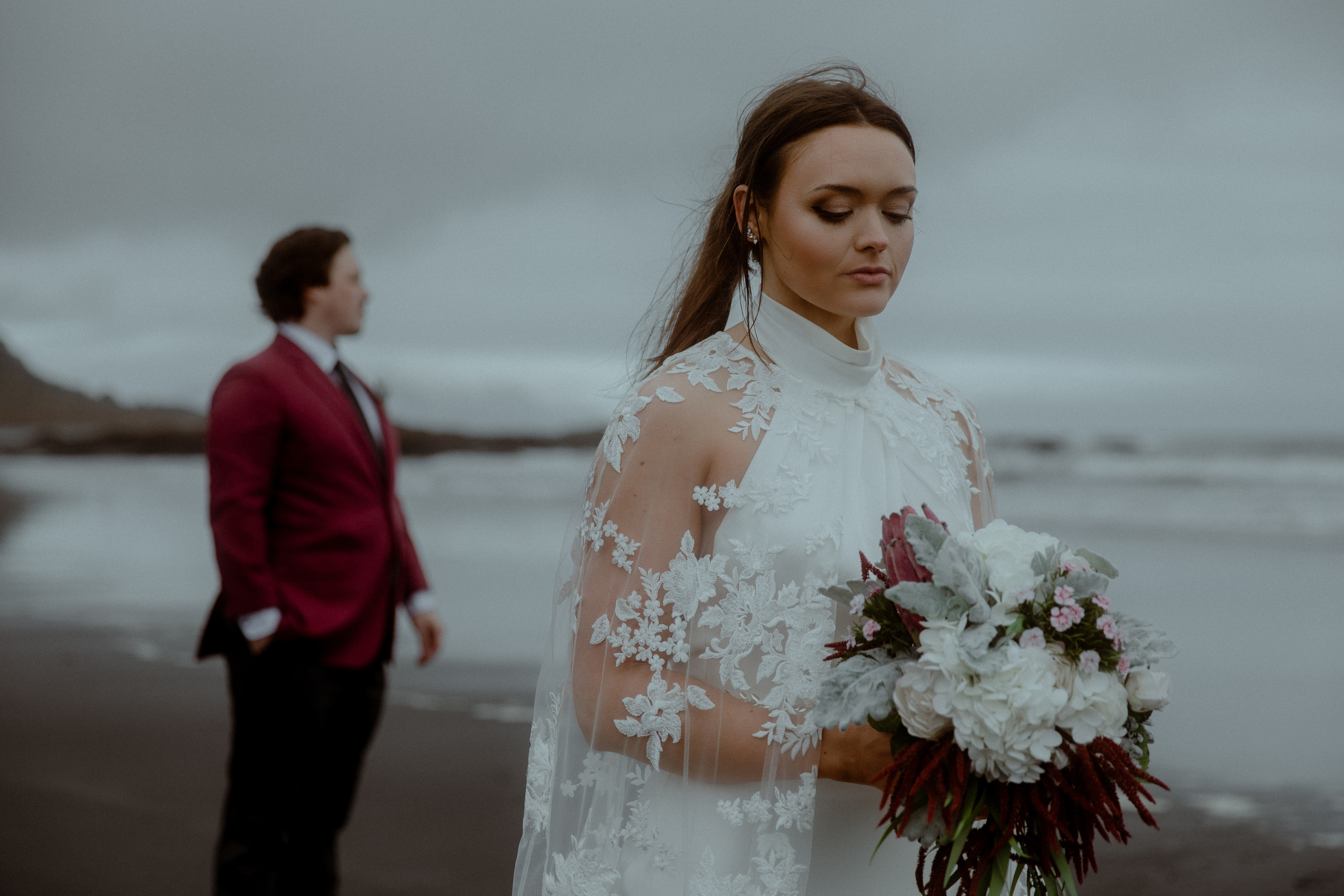 Secret hiking Elopement in Iceland. Iceland elopement photographer & videographer