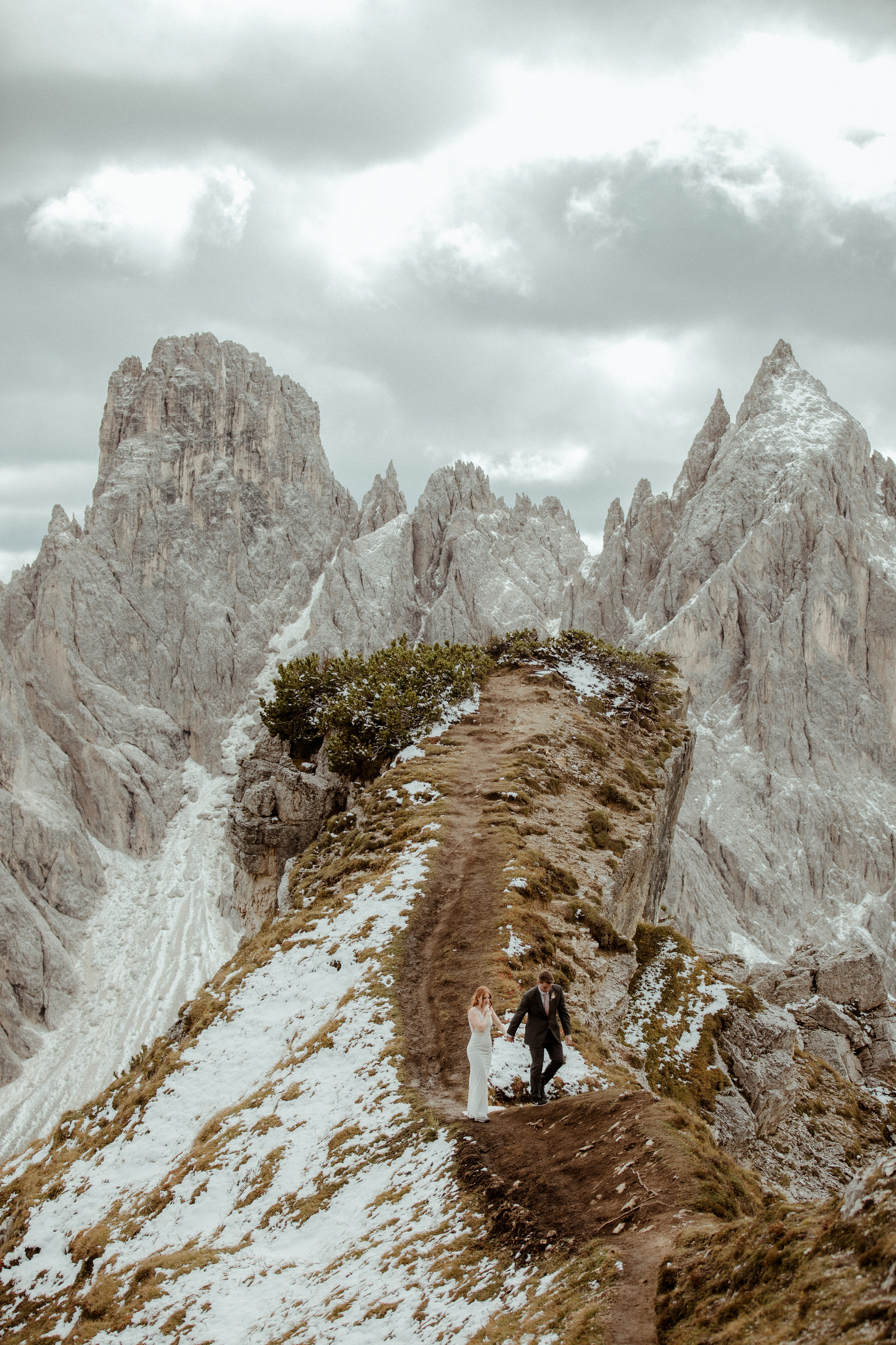 Italian Elopement in the Dolomites. Iceland elopement photographer & videographer