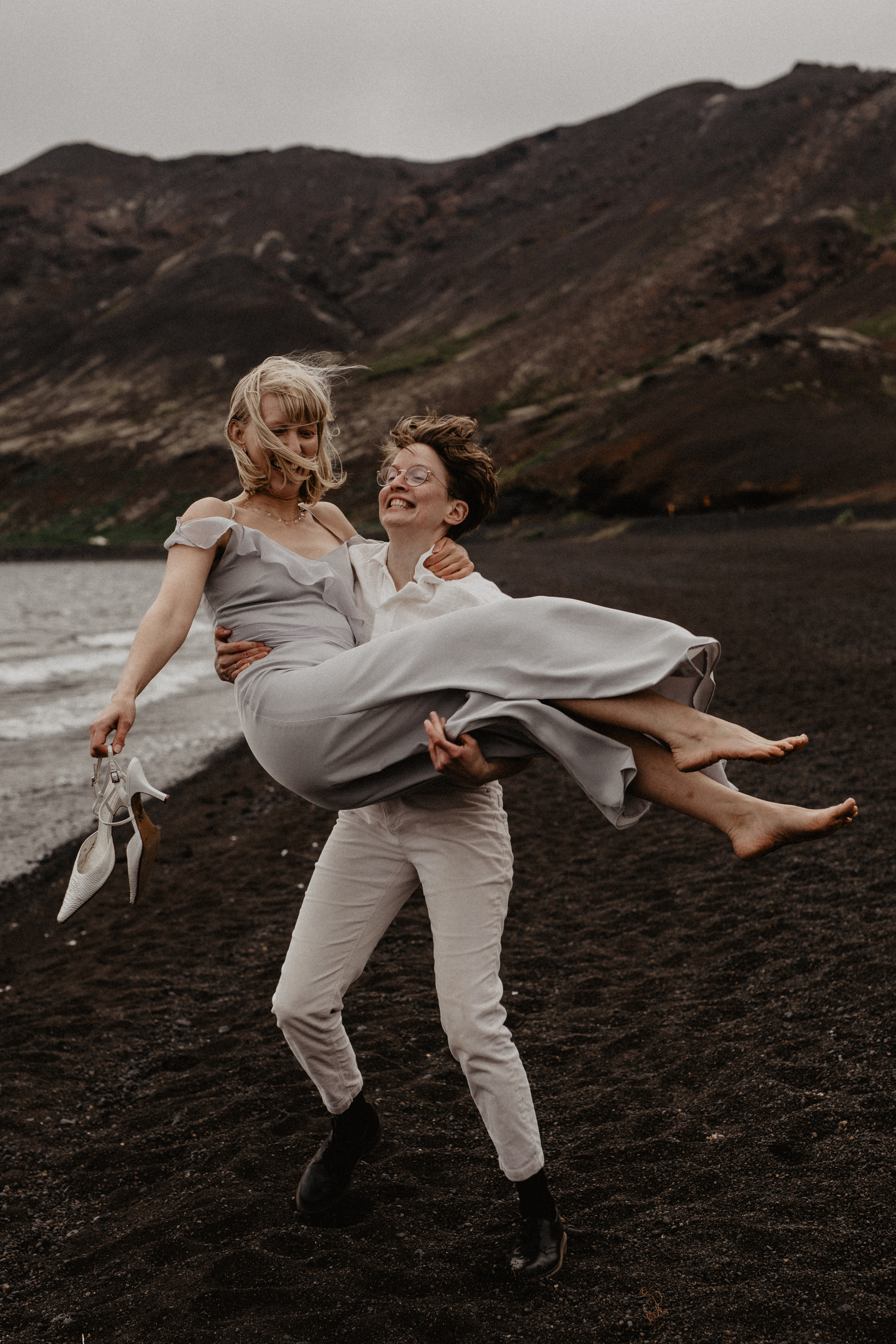 LGBT Elopement in Iceland. Iceland elopement photographer & videographer