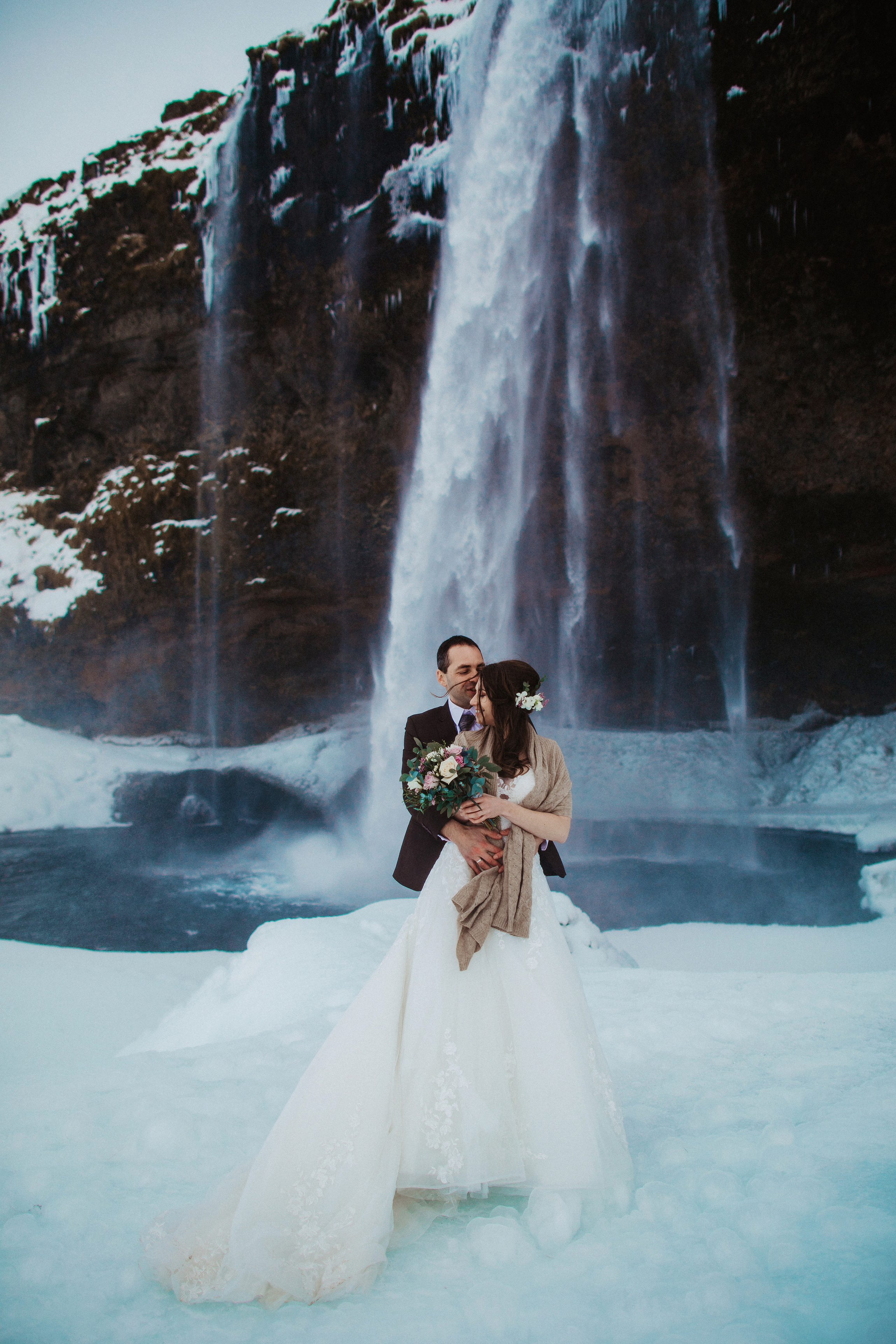 Winter Wedding in Iceland. Iceland elopement photographer & videographer