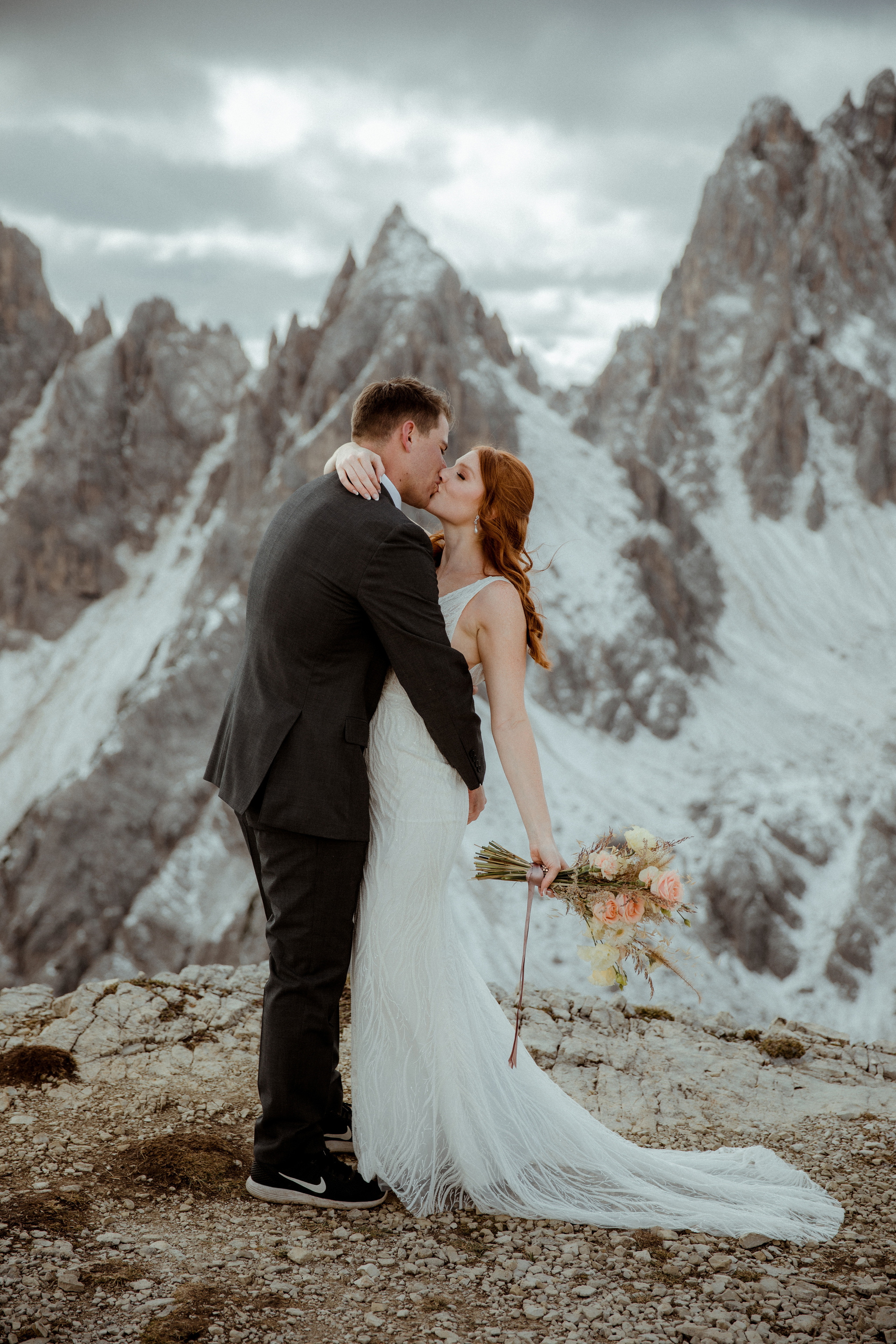Italian Elopement in the Dolomites. Iceland elopement photographer & videographer