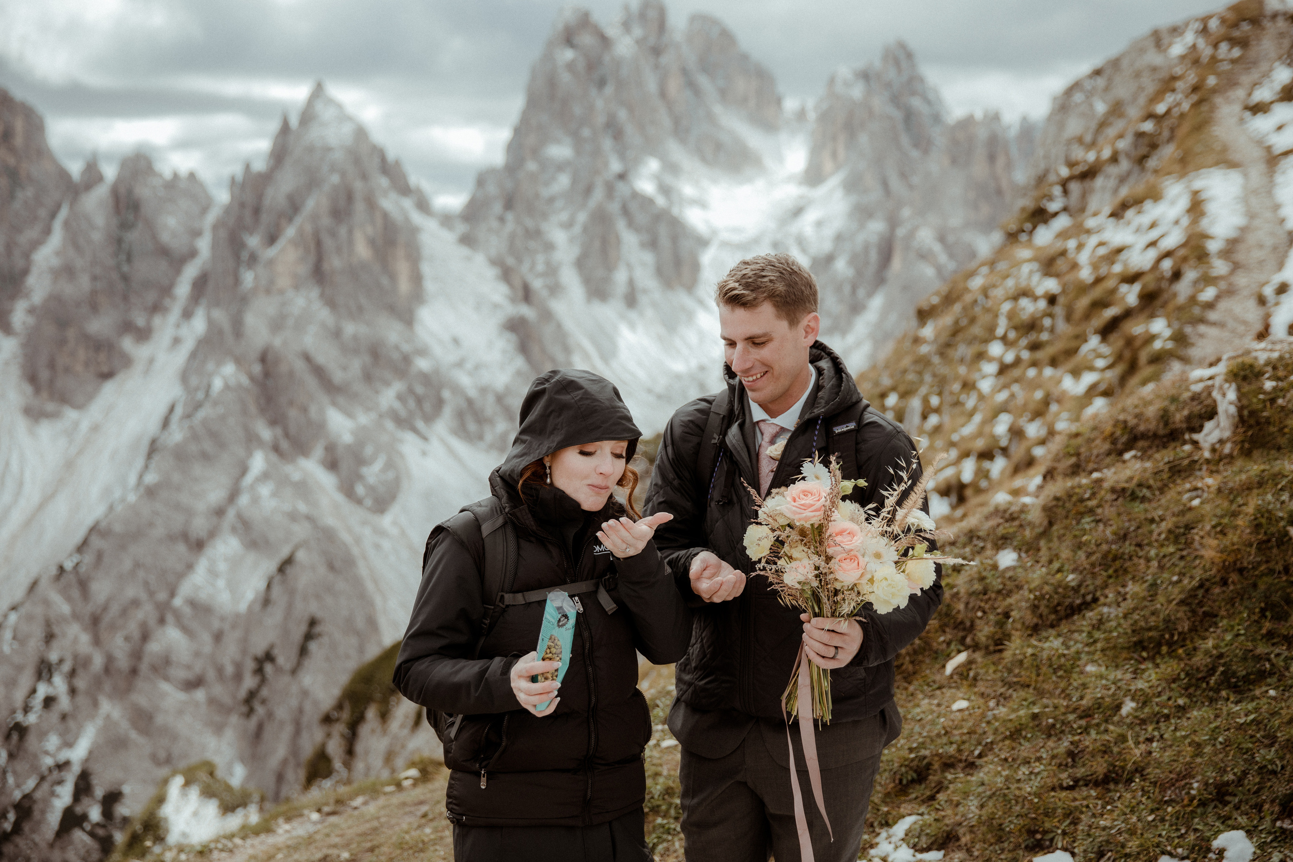Italian Elopement in the Dolomites. Iceland elopement photographer & videographer