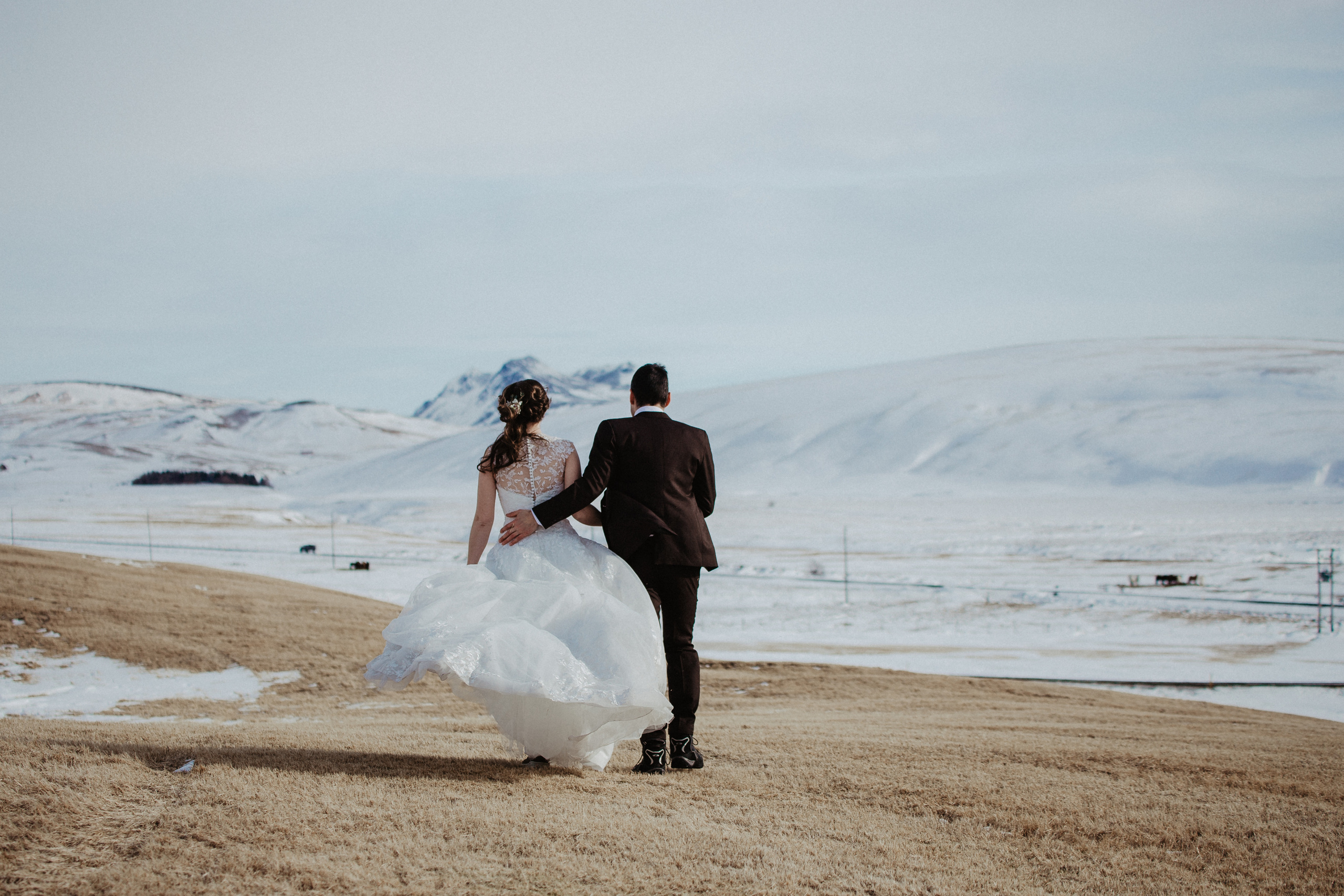 Winter Wedding in Iceland. Iceland elopement photographer & videographer
